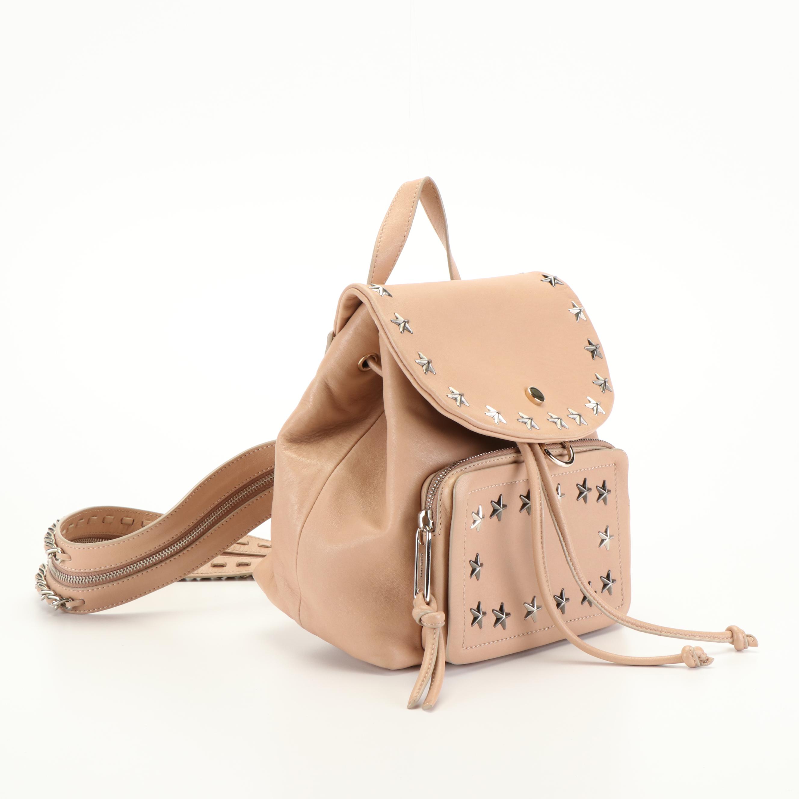 Jimmy Choo  Suki Star Studded Leather Backpack