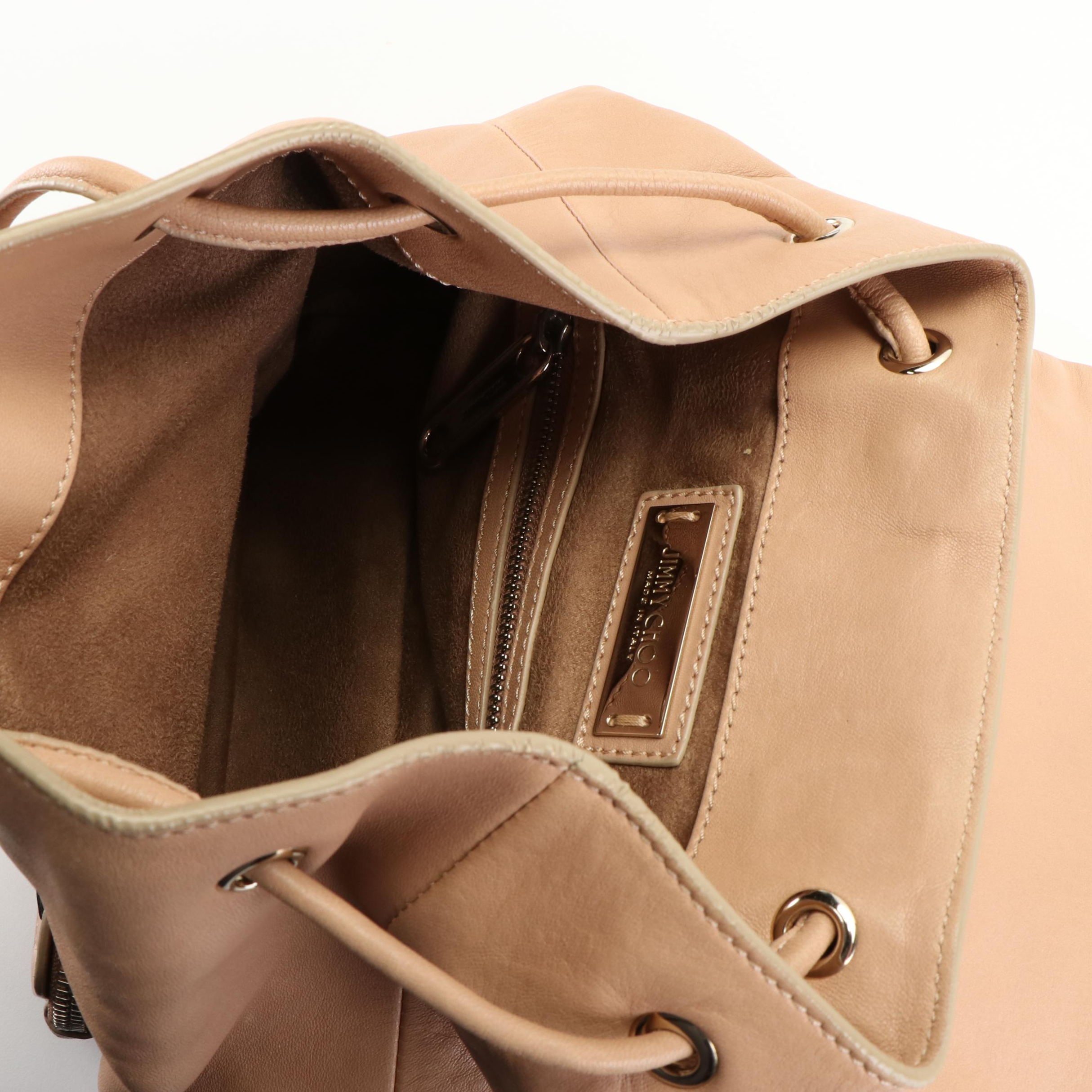 Jimmy Choo  Suki Star Studded Leather Backpack