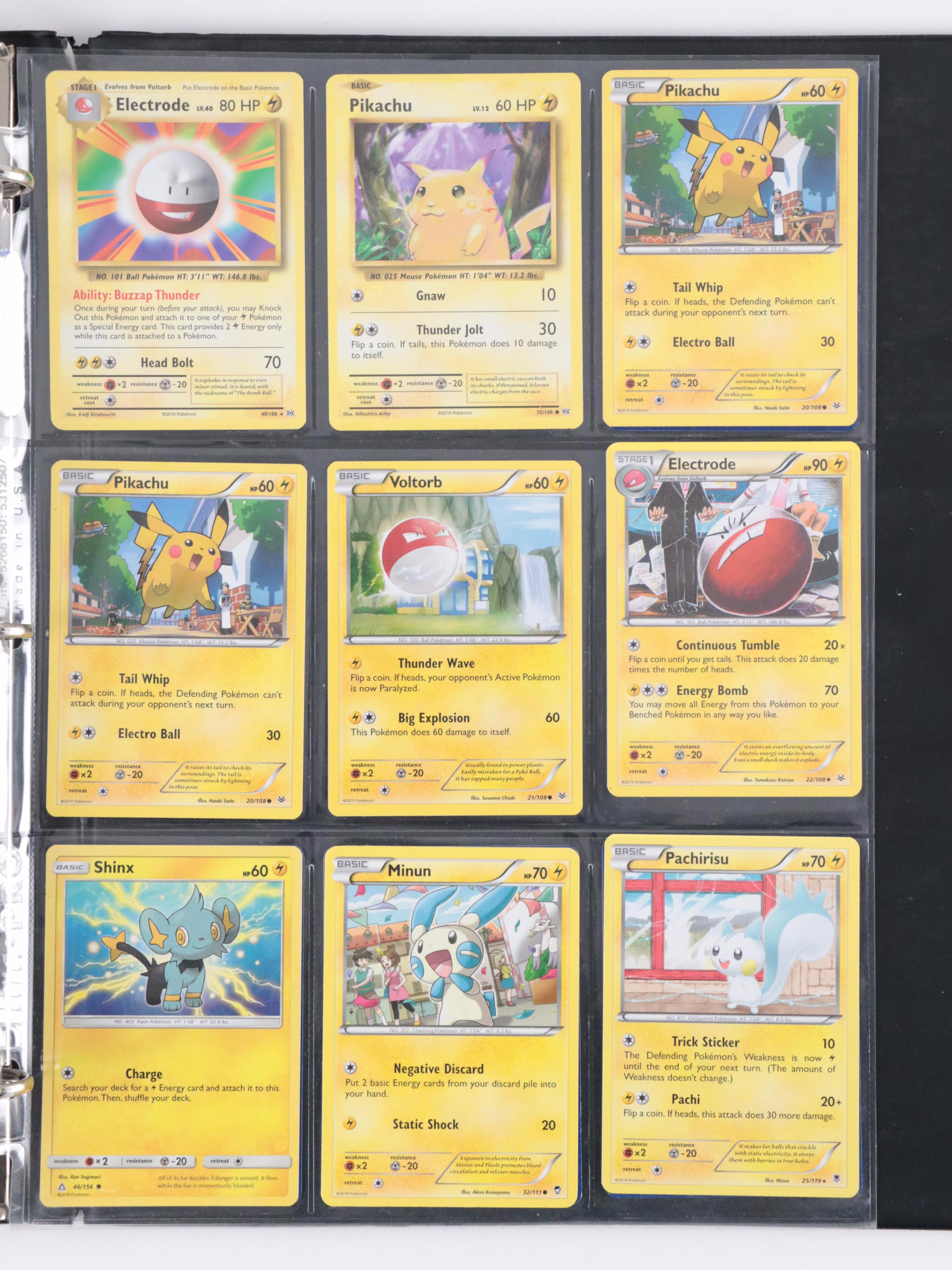 Pokémon Card Collection Featuring Pikachu, Charmeleon, and More, 2010s–2020s