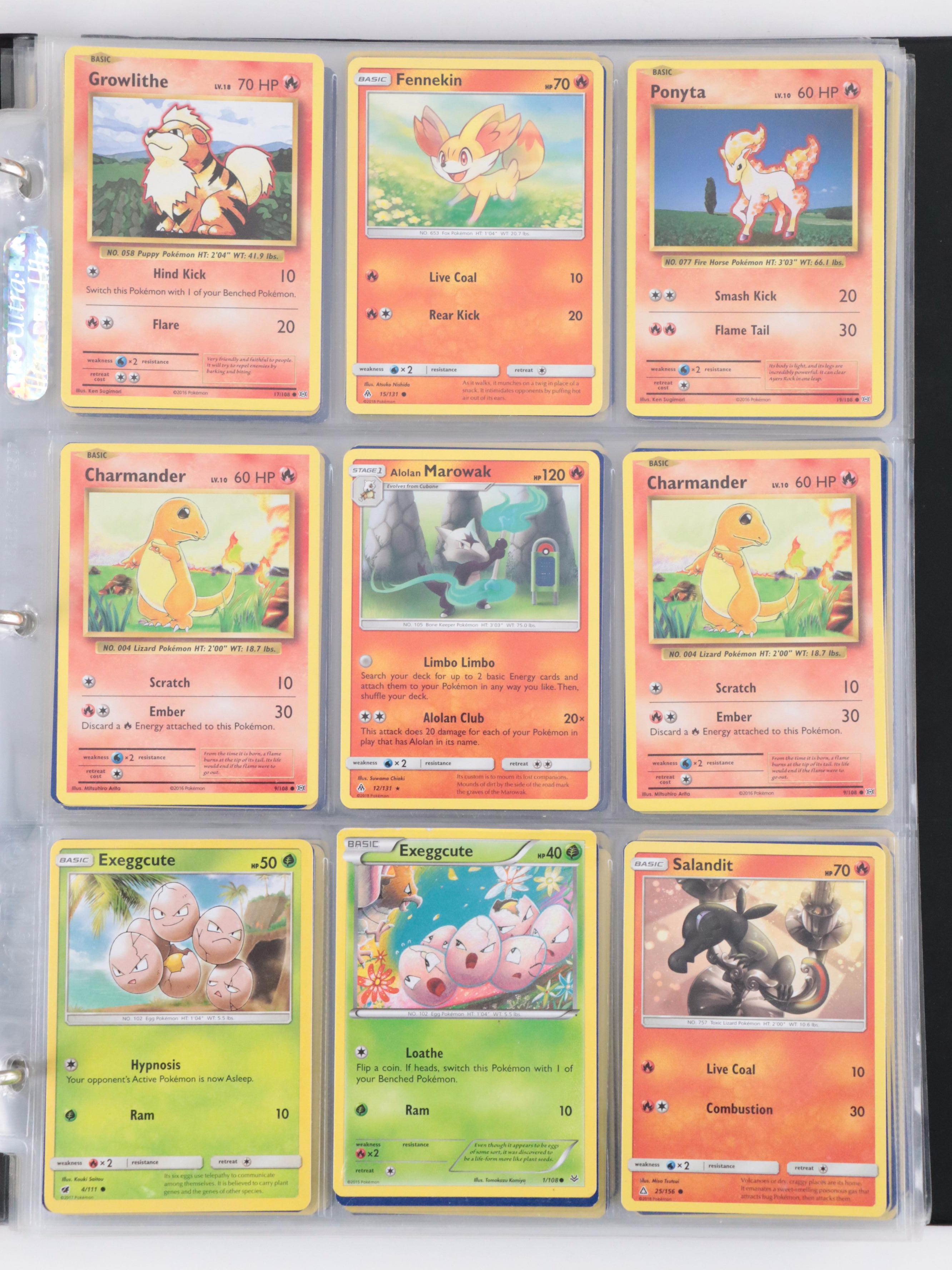 Pokémon Card Collection Featuring Pikachu, Charmeleon, and More, 2010s–2020s