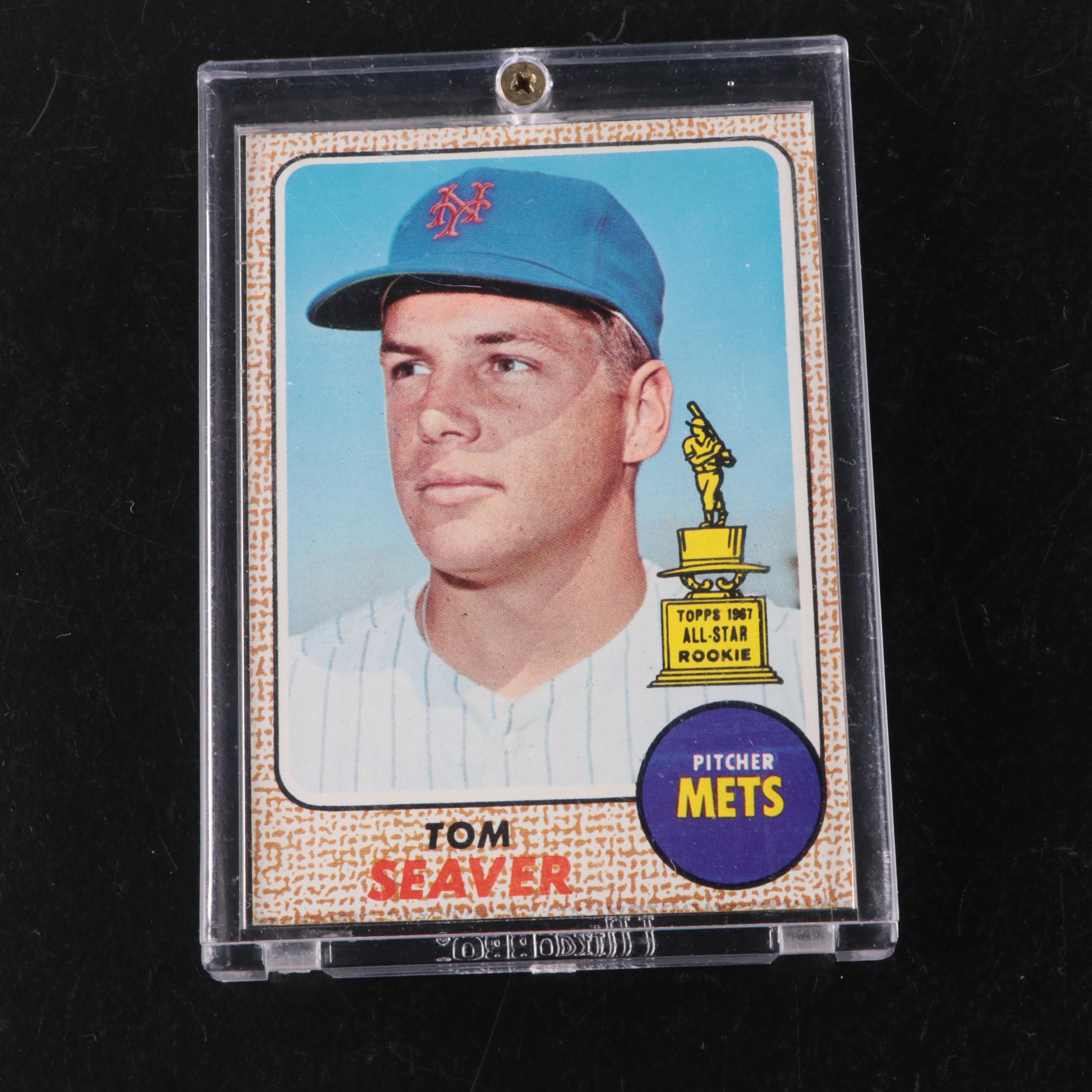 Tom Seaver (HOF), 1968 Topps, All-Star Rookie Card, New York Mets