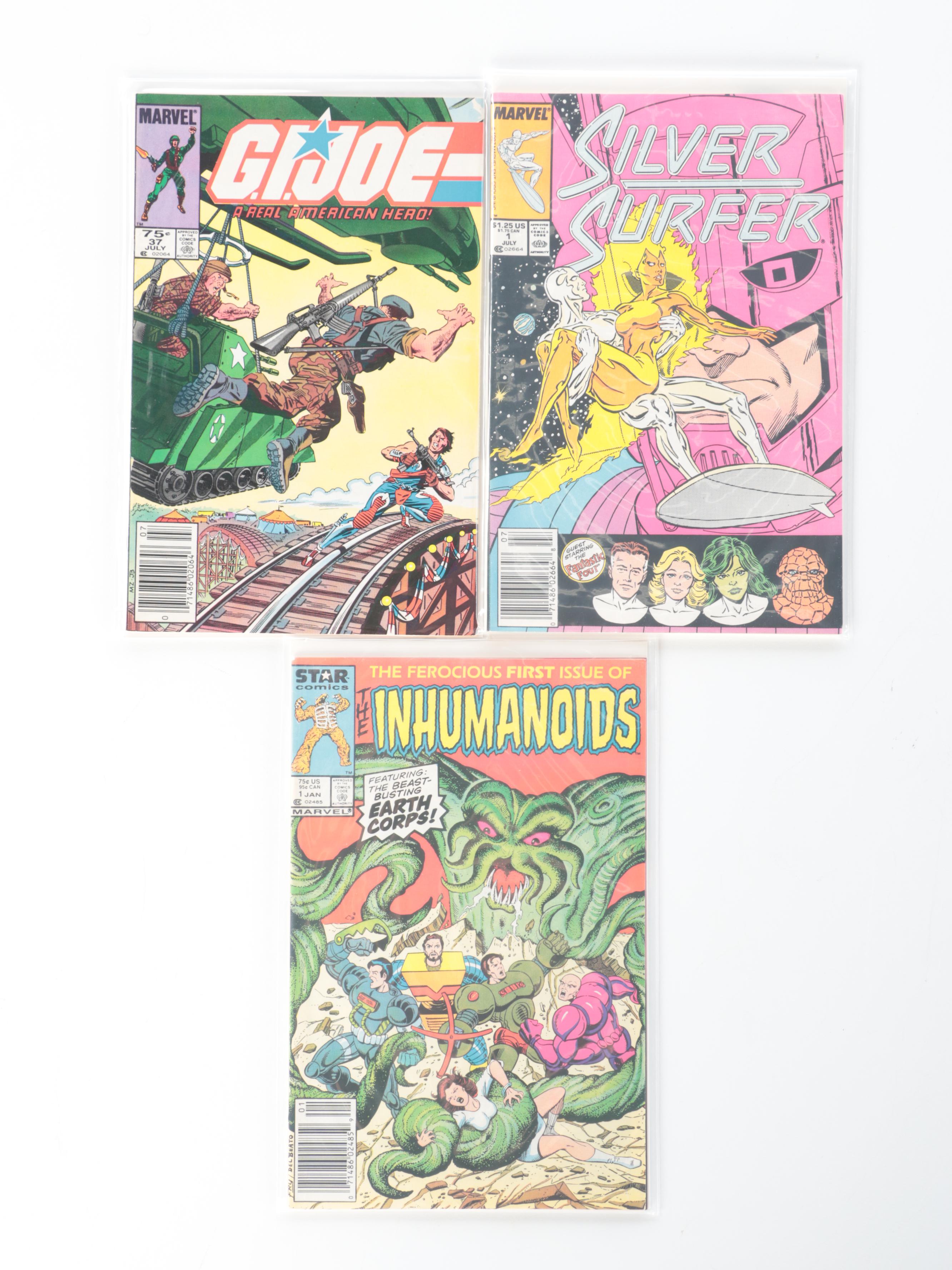 Bronze-Modern Age Comic Books Featuring "Superman", "G.I. Joe", and More