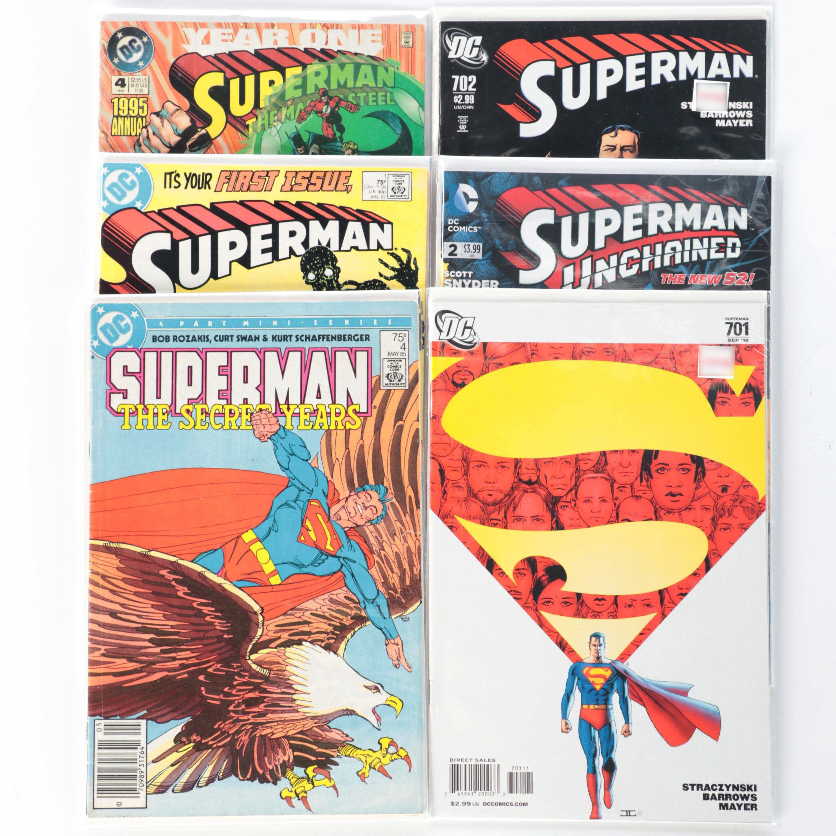 Bronze-Modern Age Comic Books Featuring "Superman", "G.I. Joe", and More