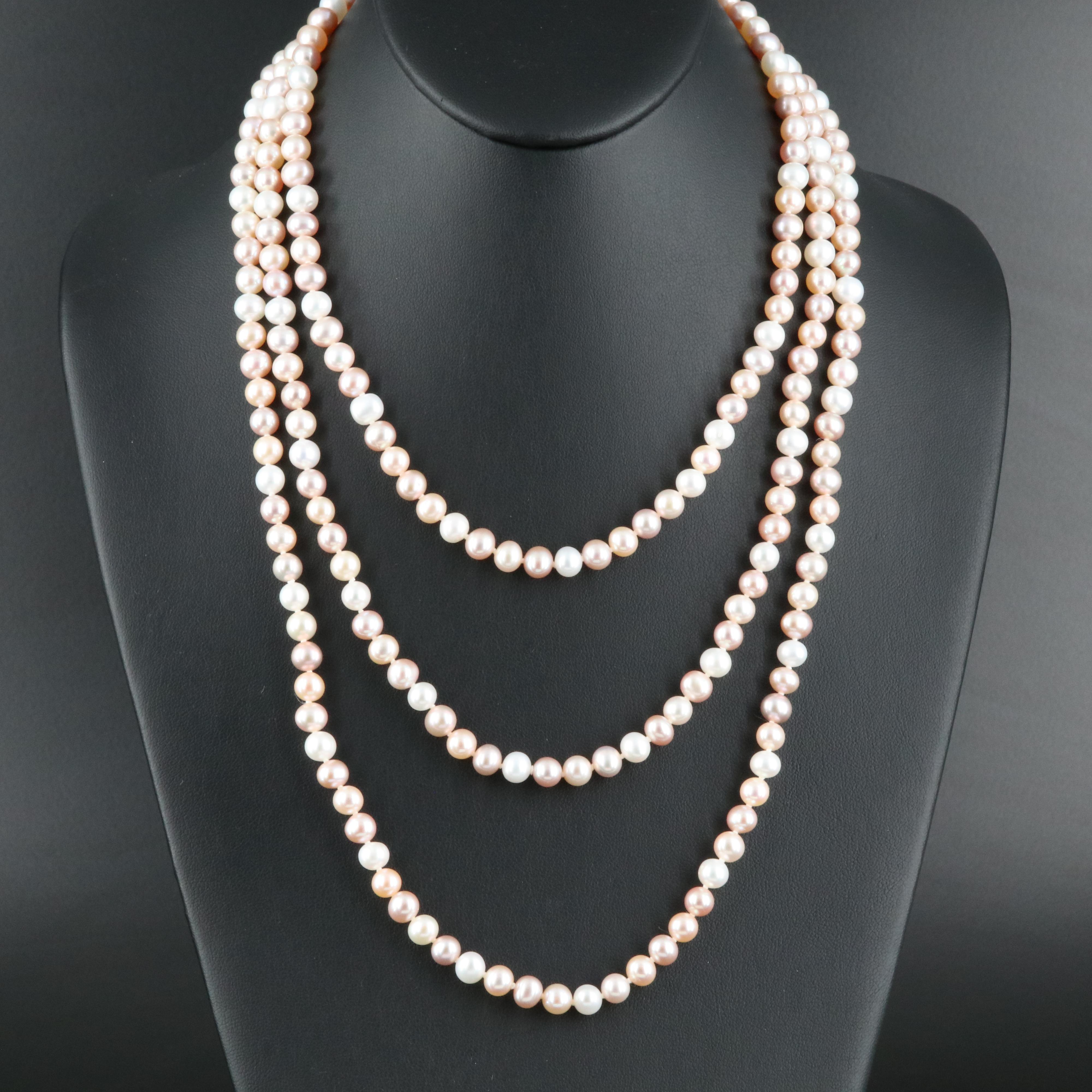 Pearl Necklace with 14K Clasp