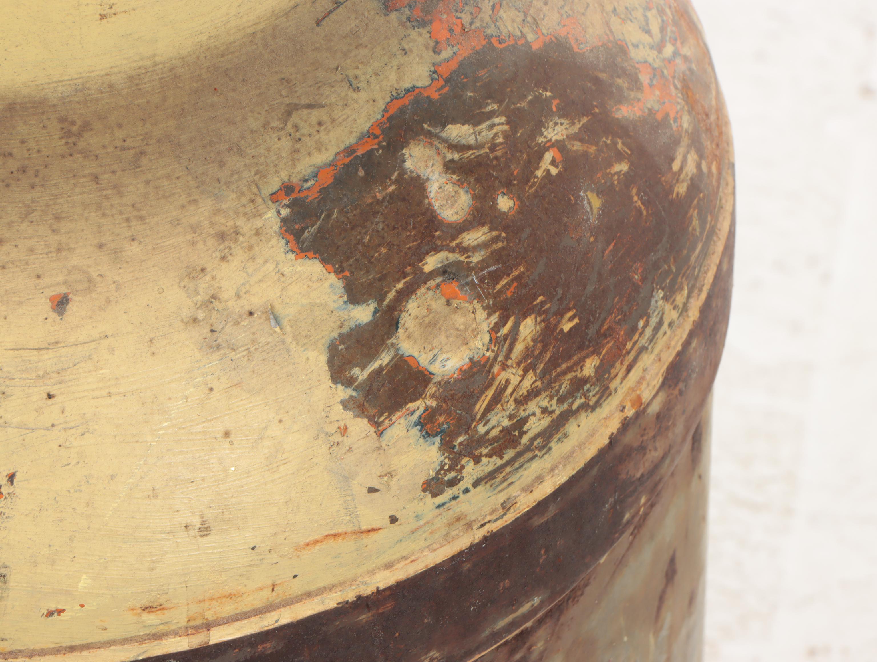 Grandview, Ohio Painted Metal Milk Pail, Early 20th Century