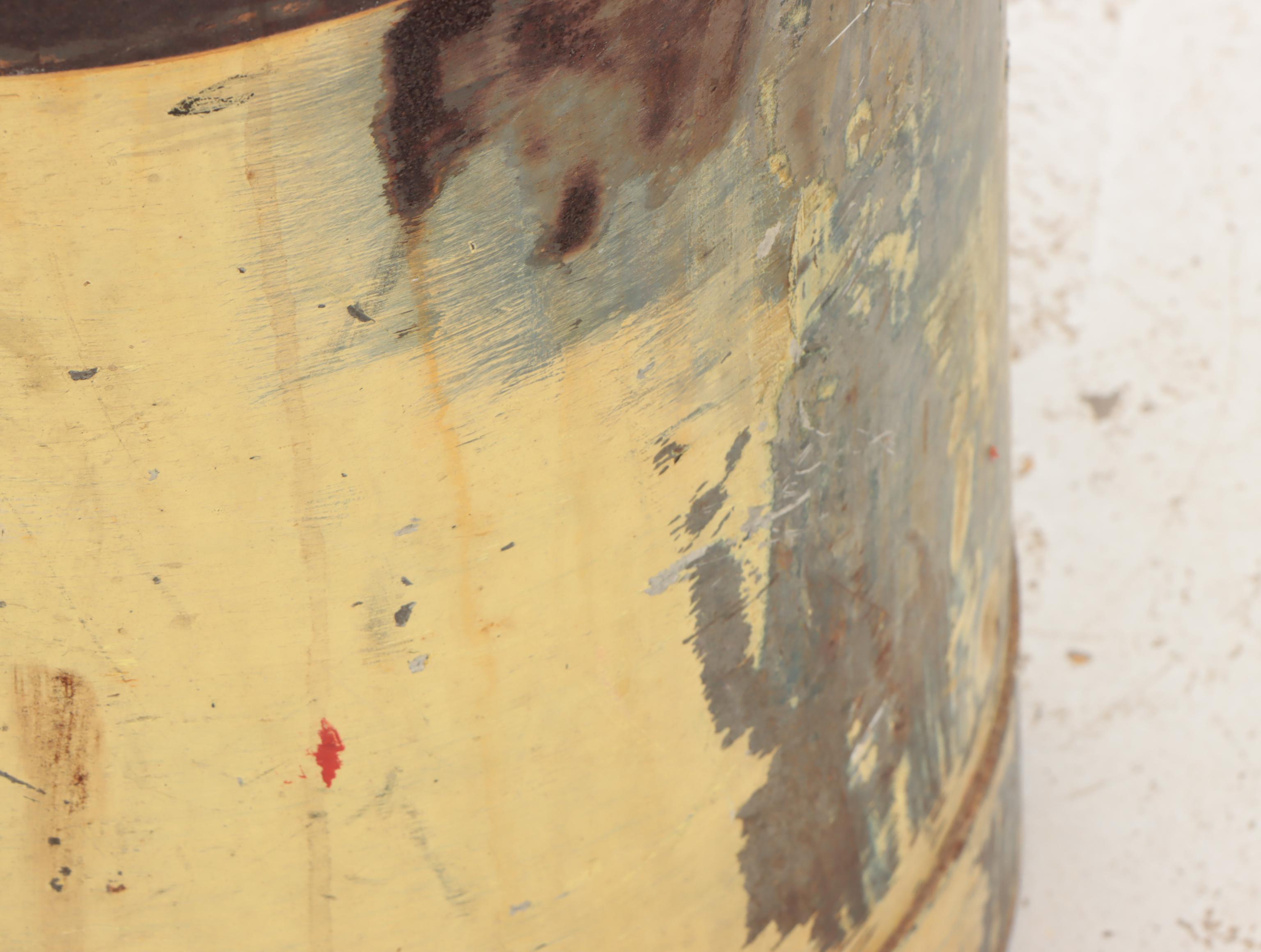 Grandview, Ohio Painted Metal Milk Pail, Early 20th Century