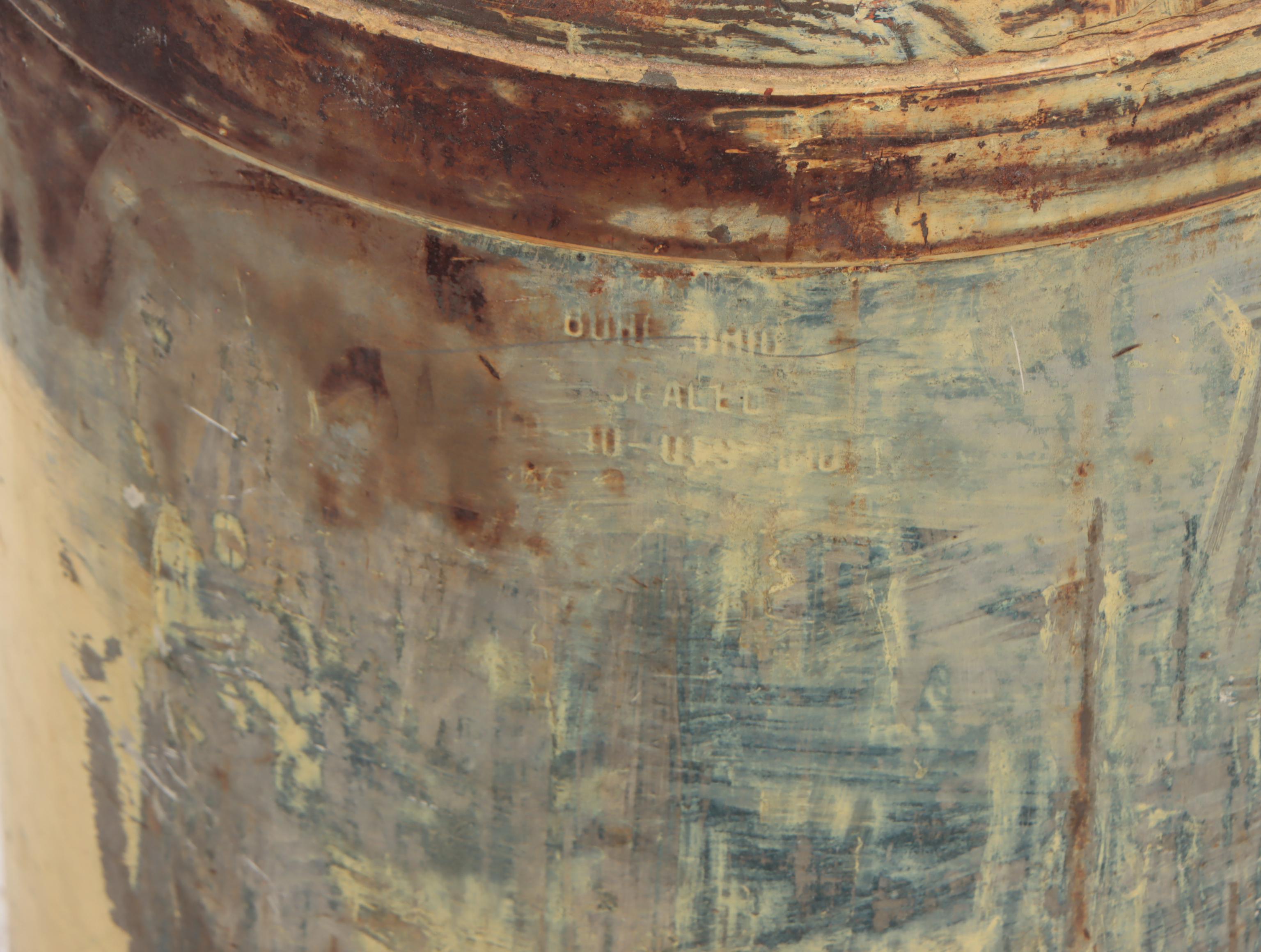 Grandview, Ohio Painted Metal Milk Pail, Early 20th Century