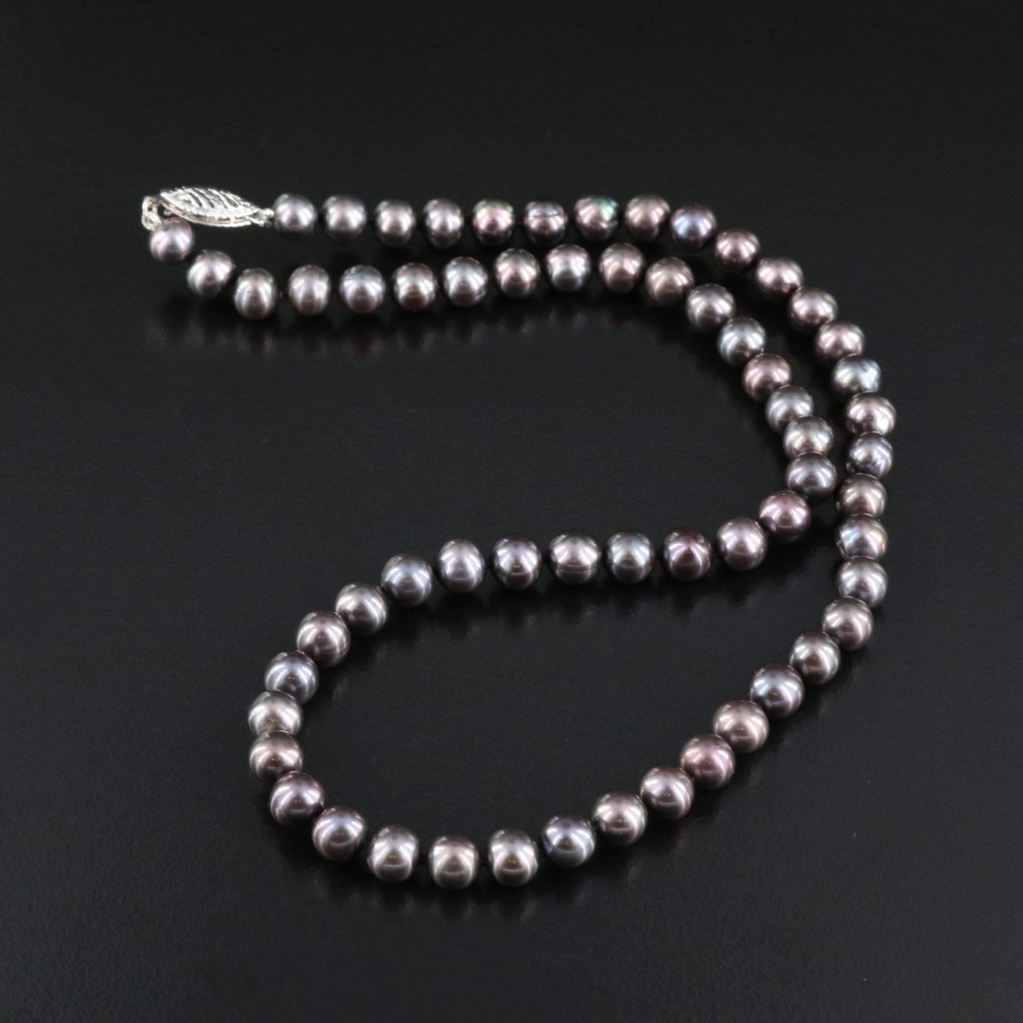 Pearl Necklace with 14K Clasp