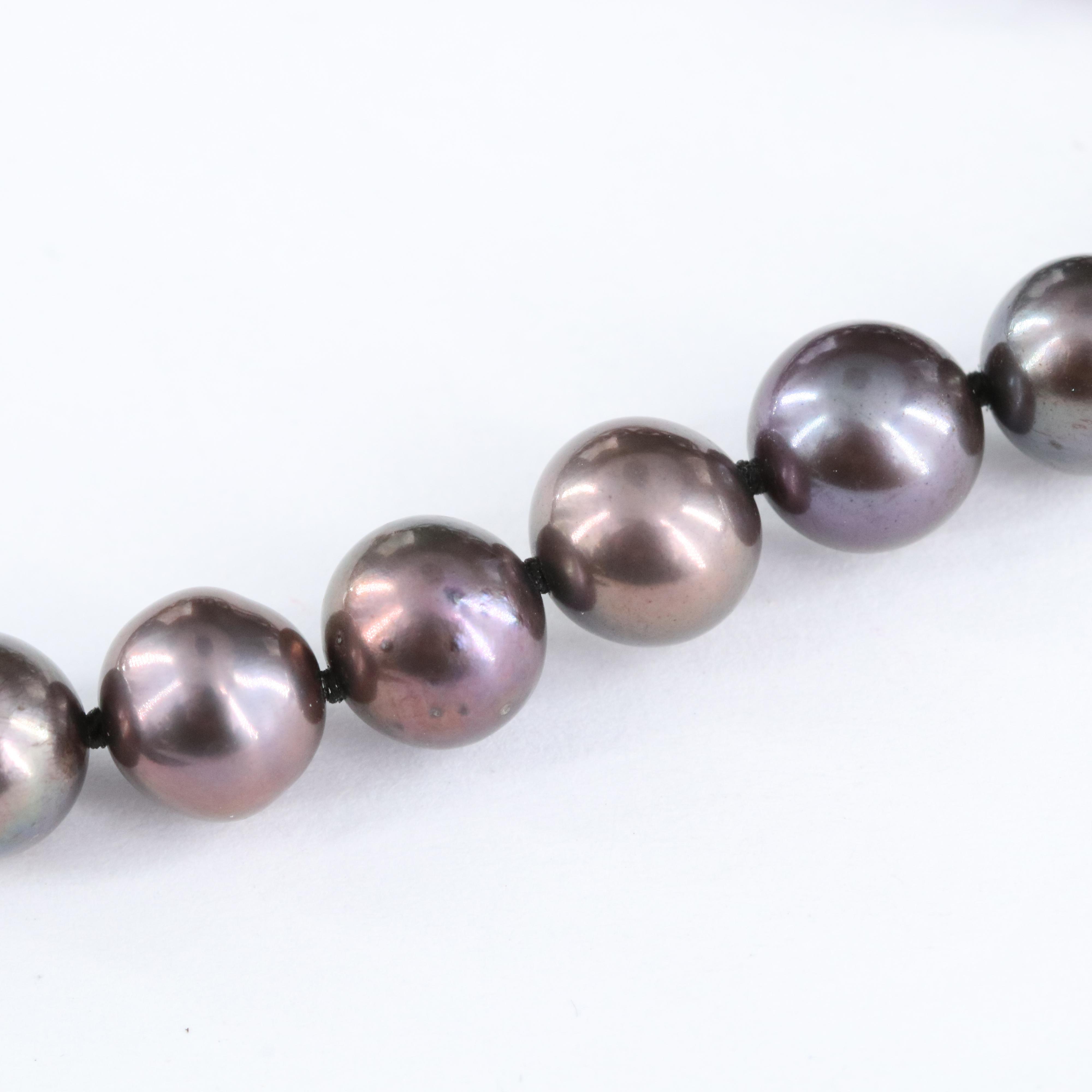 Pearl Necklace with 14K Clasp