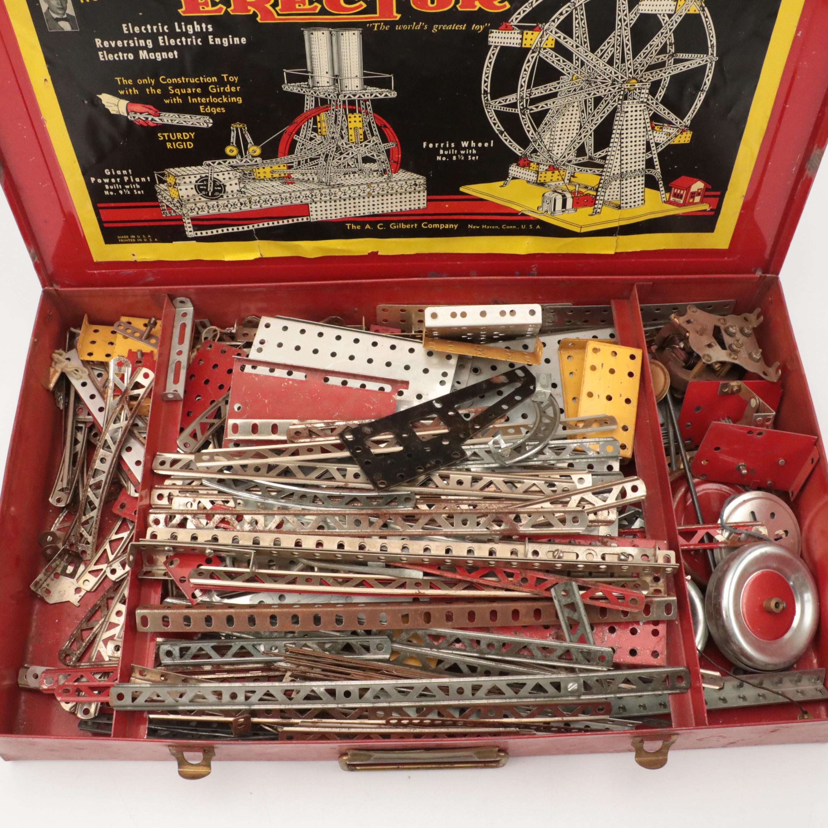 The A.C. Gilbert Co. Ferris Wheel Erector Building Set, Mid-20th Century