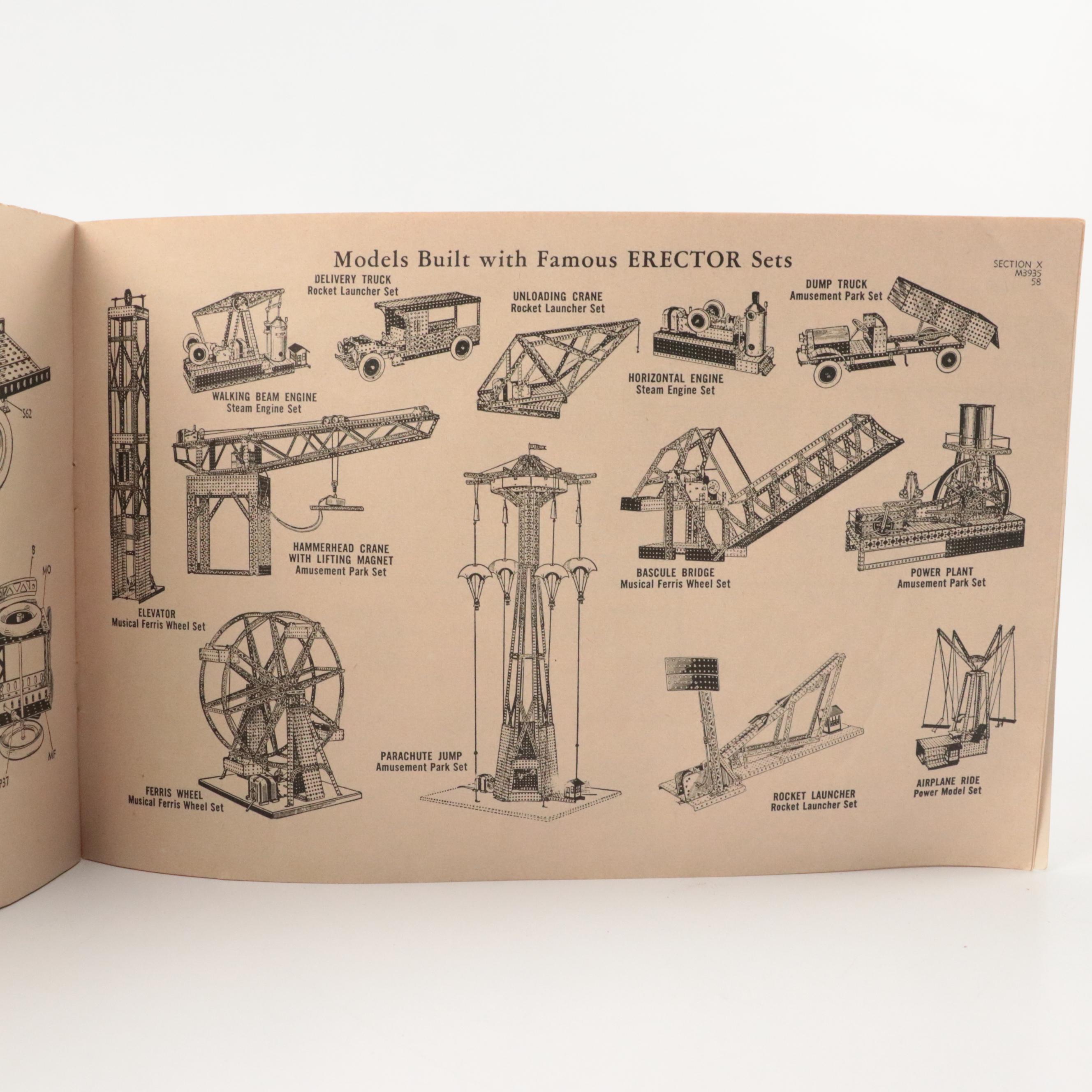 The A.C. Gilbert Co. Ferris Wheel Erector Building Set, Mid-20th Century