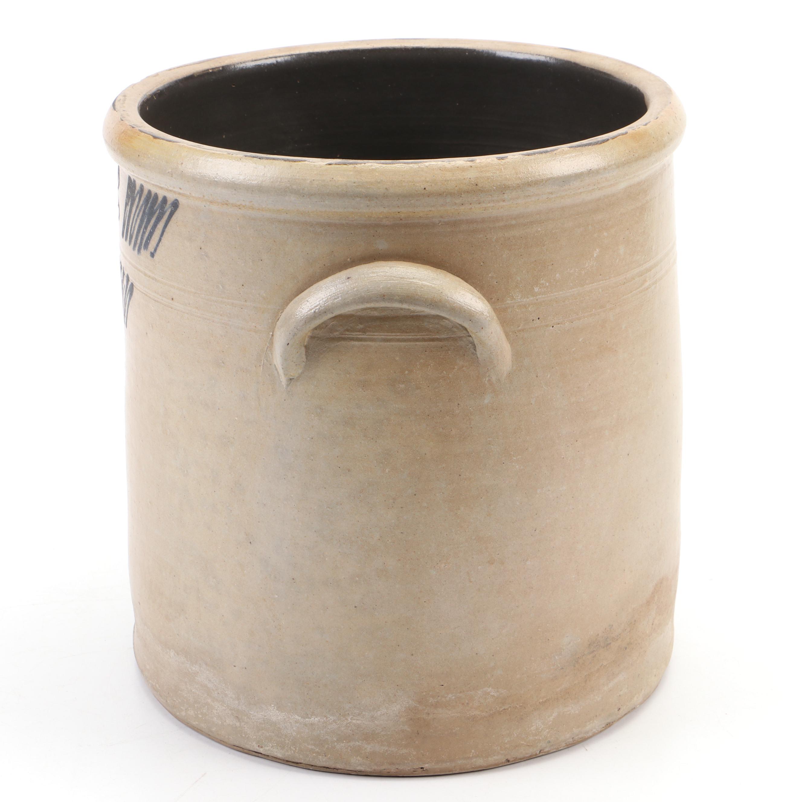 3-Gallon Salt Glazed Stoneware Crock