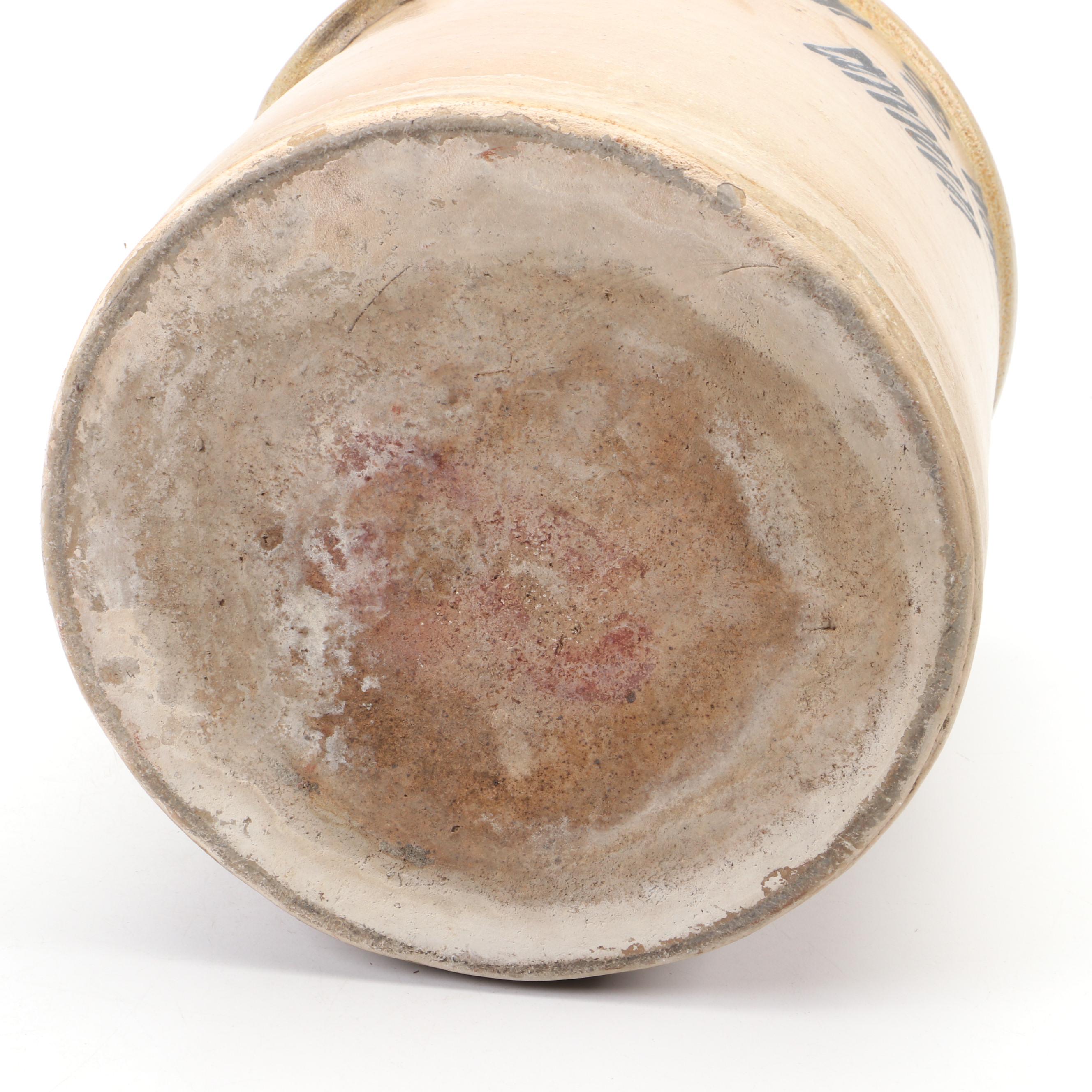 3-Gallon Salt Glazed Stoneware Crock