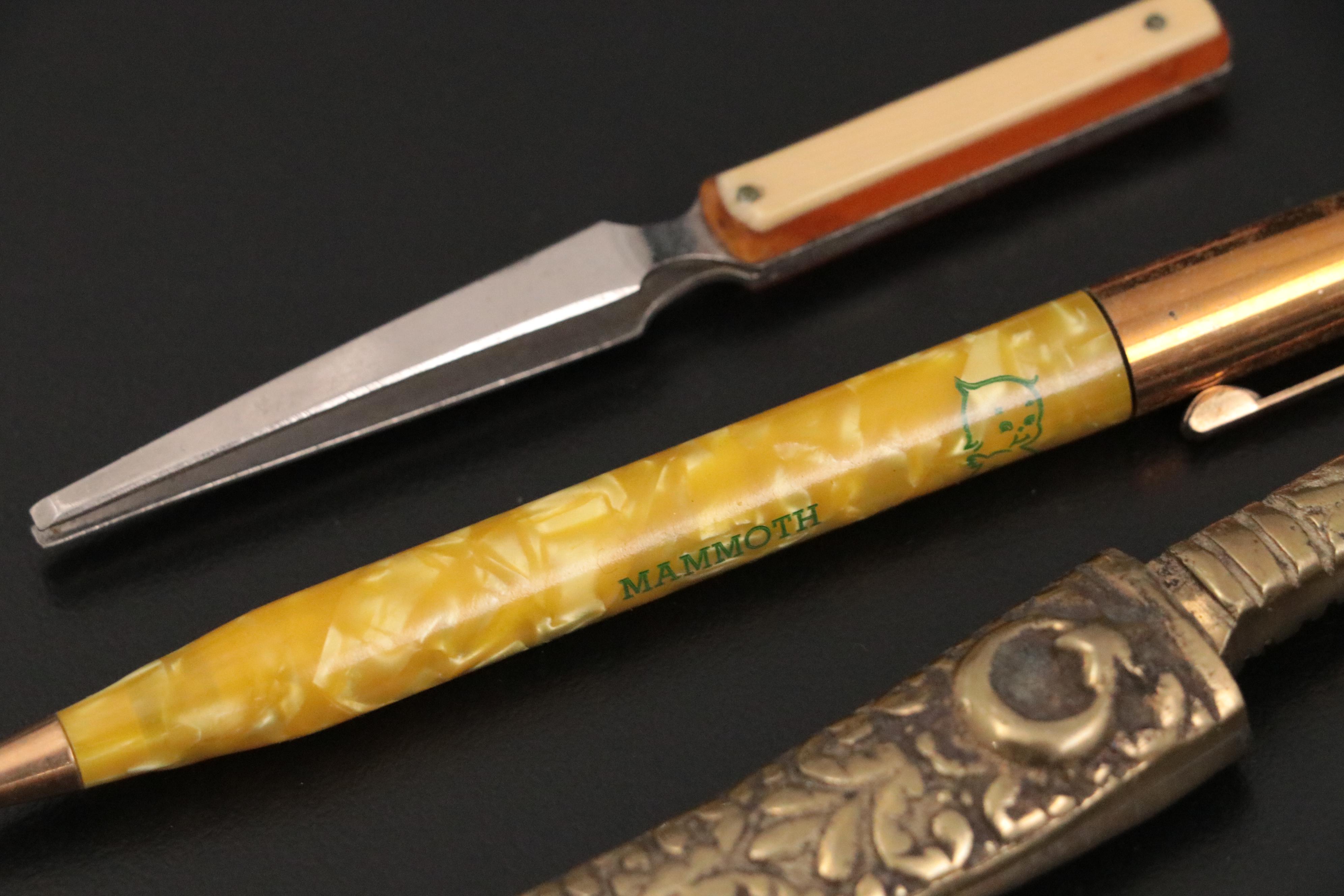 Sterling and Metal Shoe Horns With Assorted Novelty Letter Openers