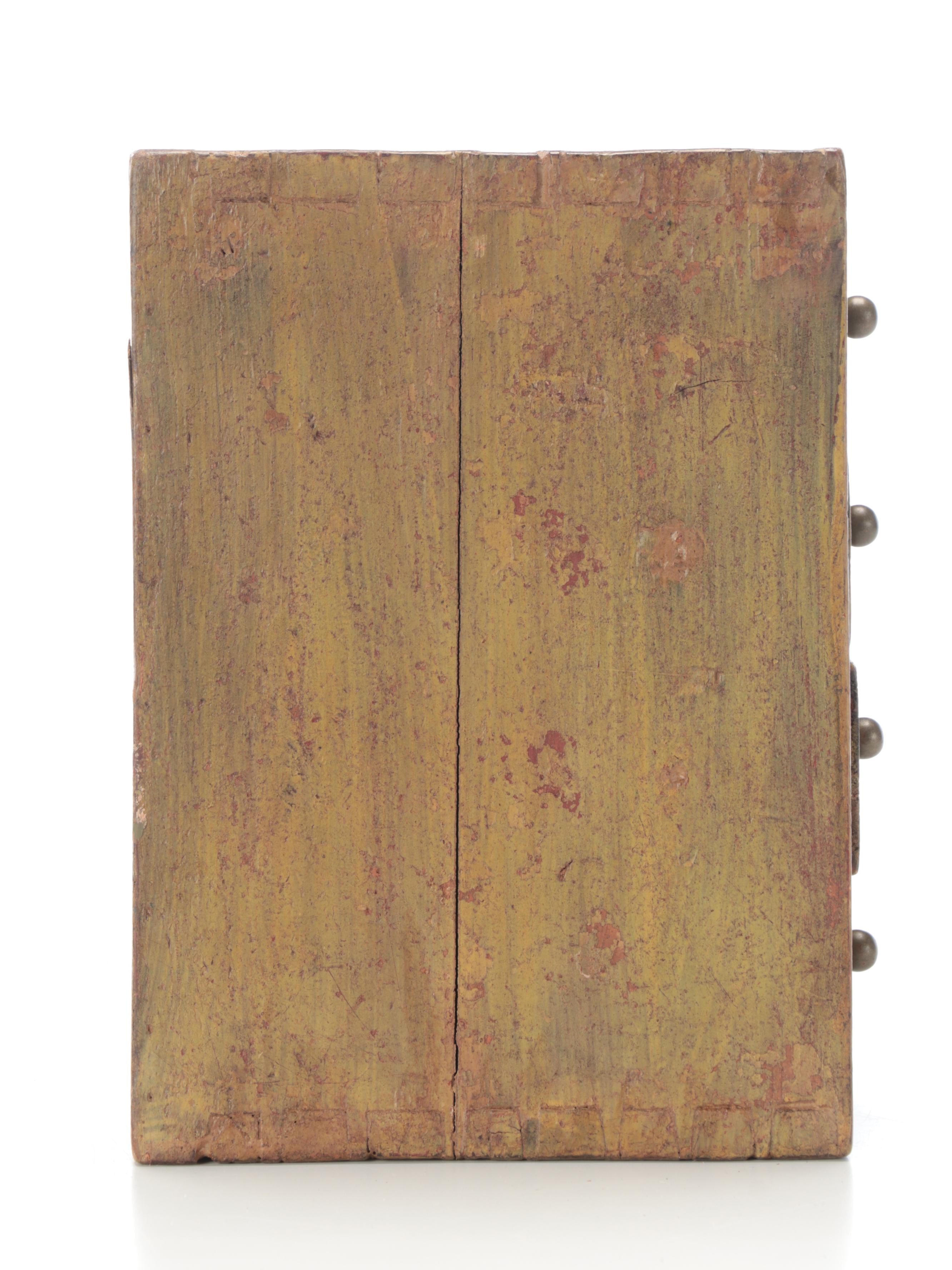 Wooden Table Top Chest