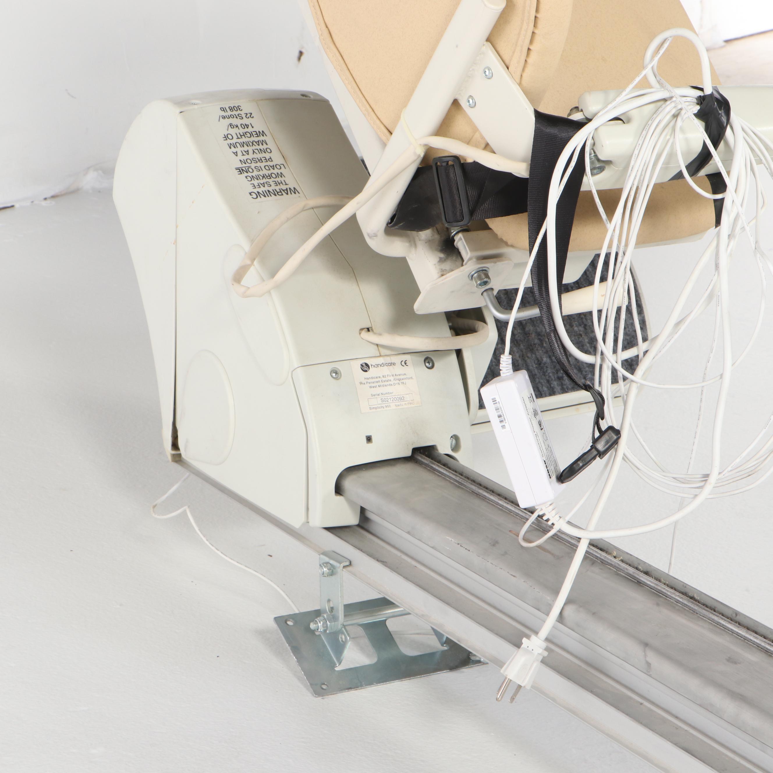 Handicare Simplicity 950 Chair Lift with Rail