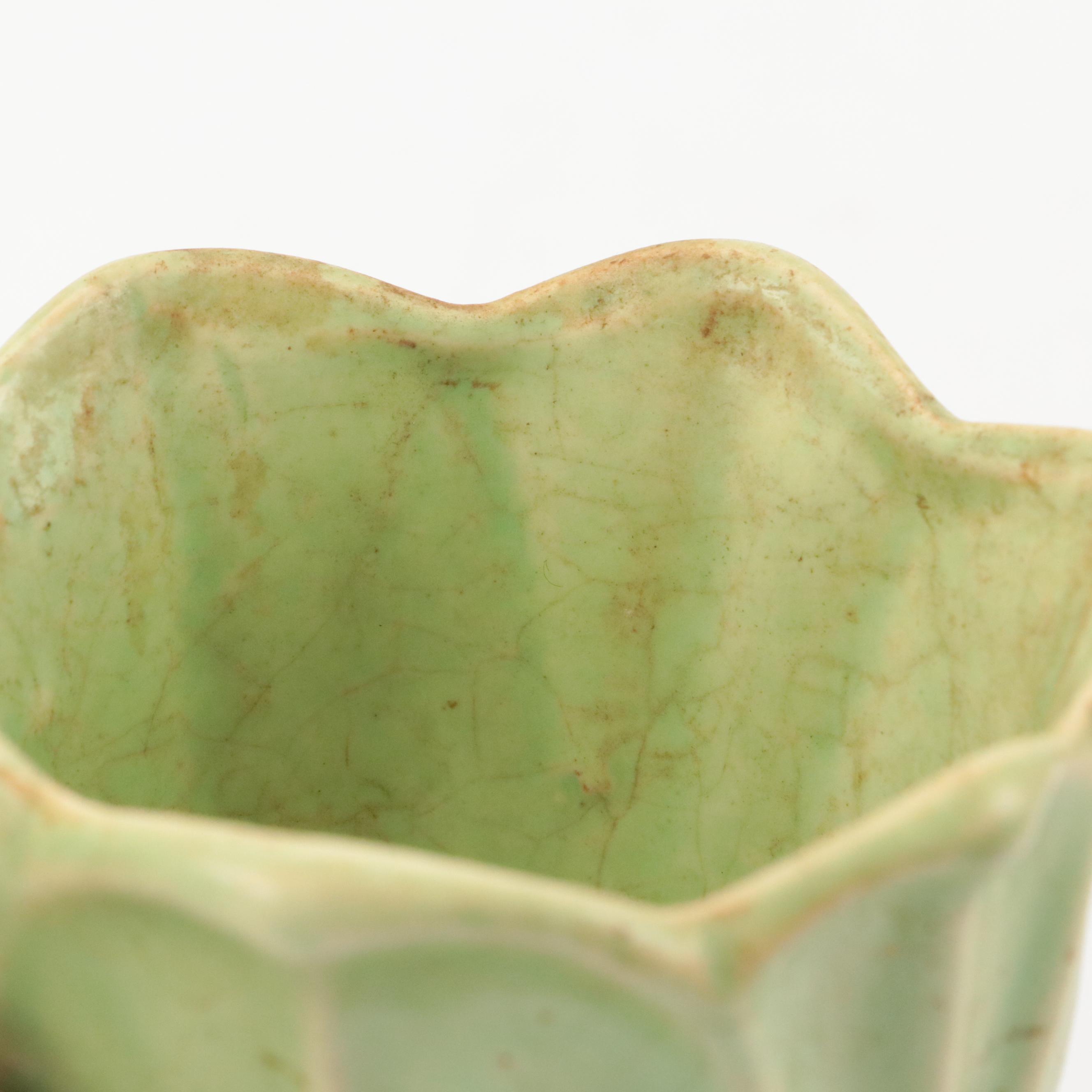 McCoy Pottery Flying Bird Double Planter with Other Art Pottery