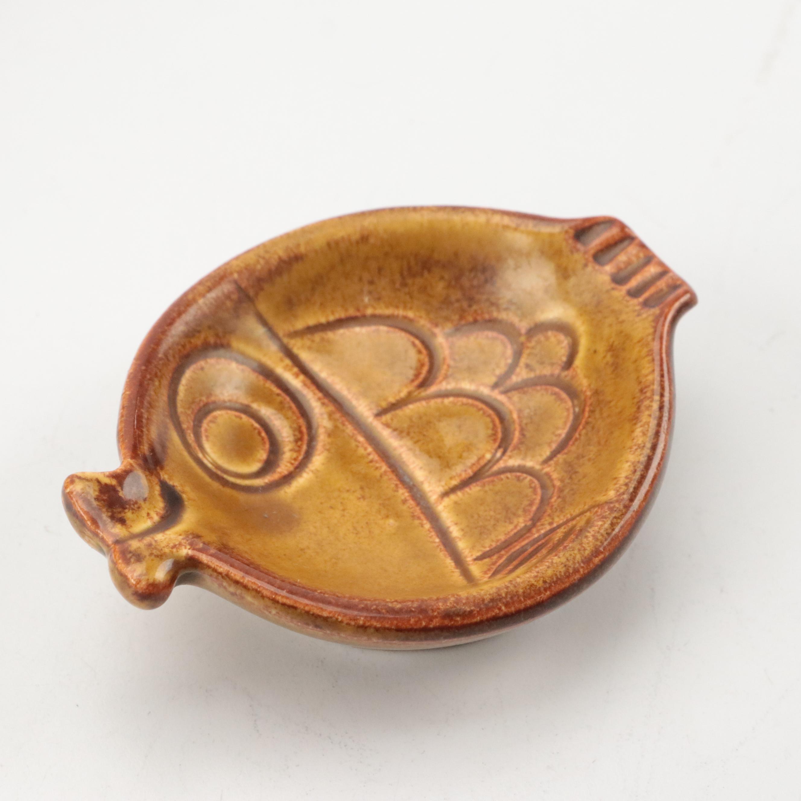 McCoy Pottery Flying Bird Double Planter with Other Art Pottery