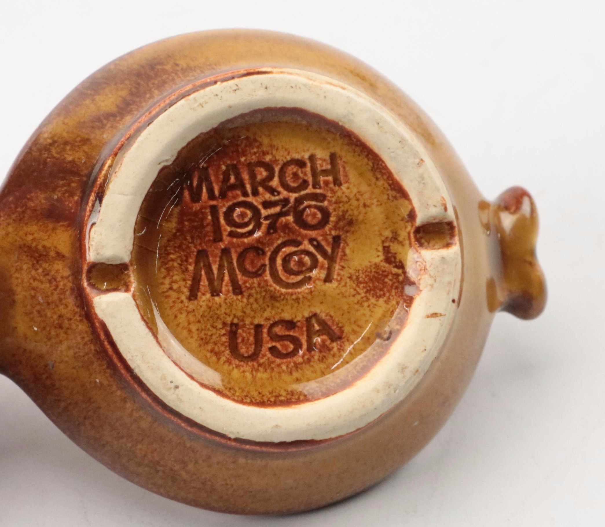 McCoy Pottery Flying Bird Double Planter with Other Art Pottery