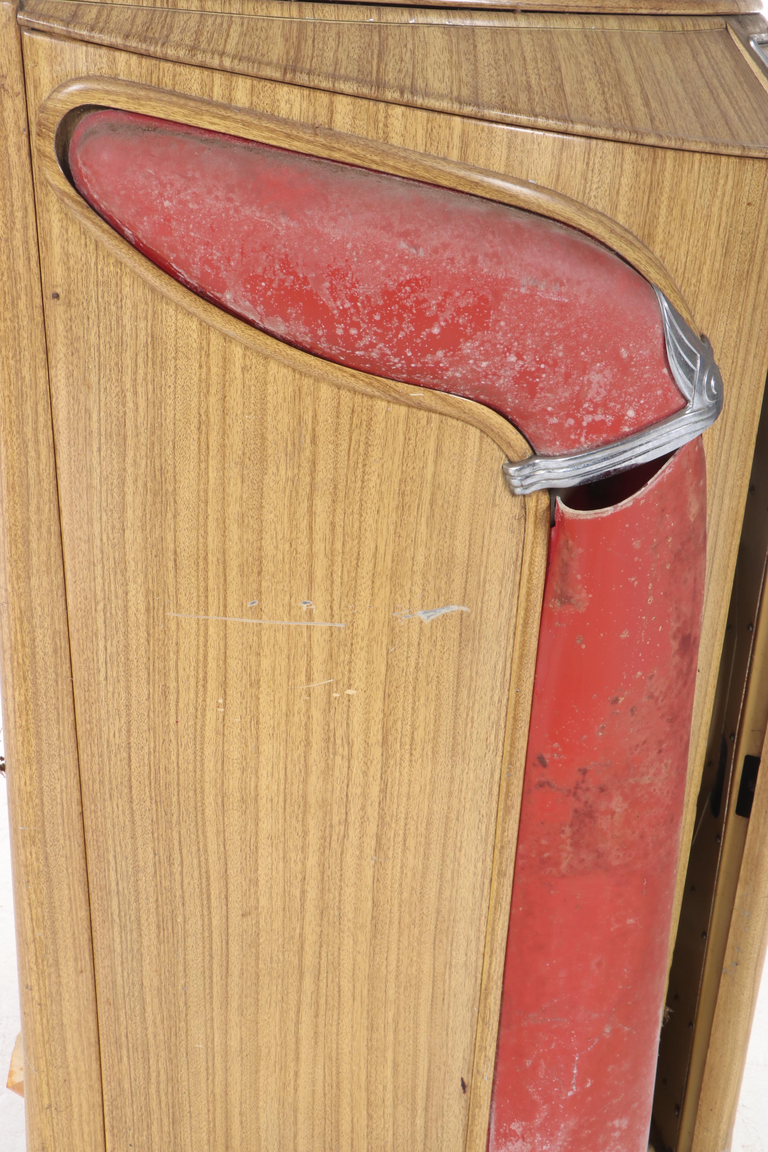 Seeburg Symphonola Record Changer "Special" Art Deco Oak Veneer Jukebox