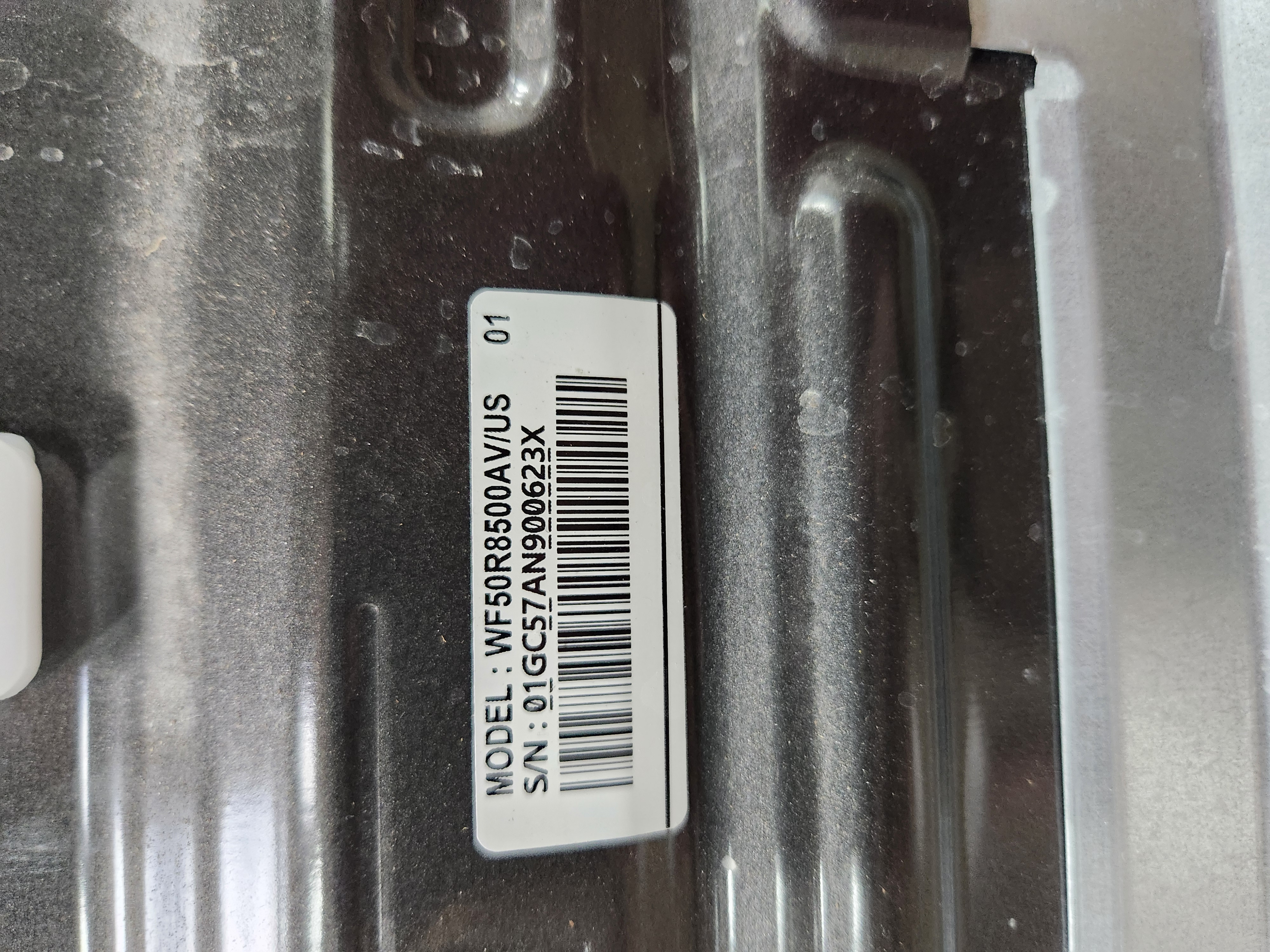 Samsung 5.0 Cu. Ft. Brushed Black Front Load Washer With Pedestal