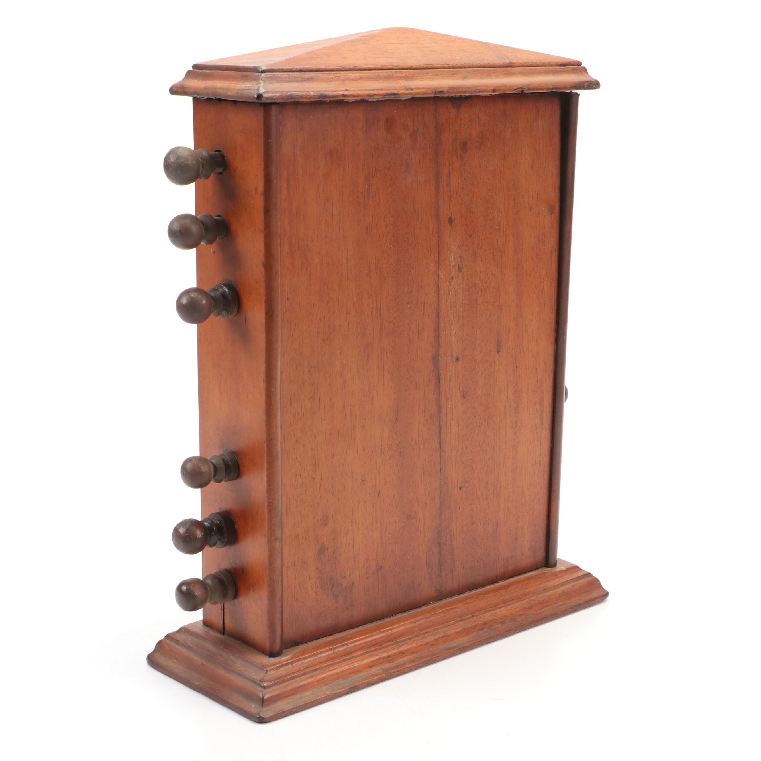 Wooden Tabletop Scroll Perpetual Calendar