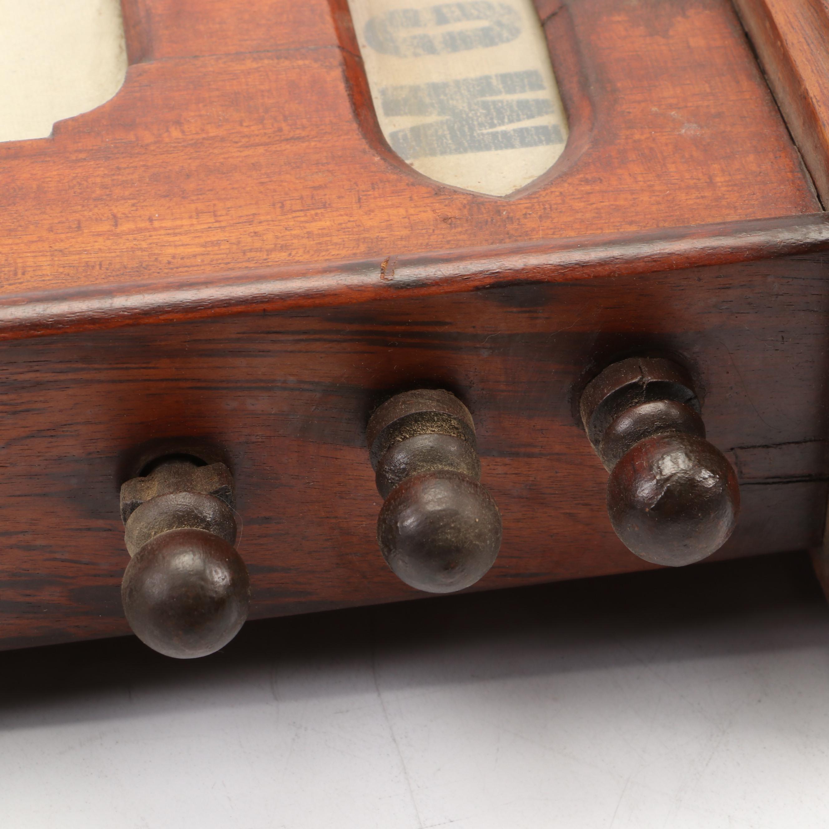 Wooden Tabletop Scroll Perpetual Calendar