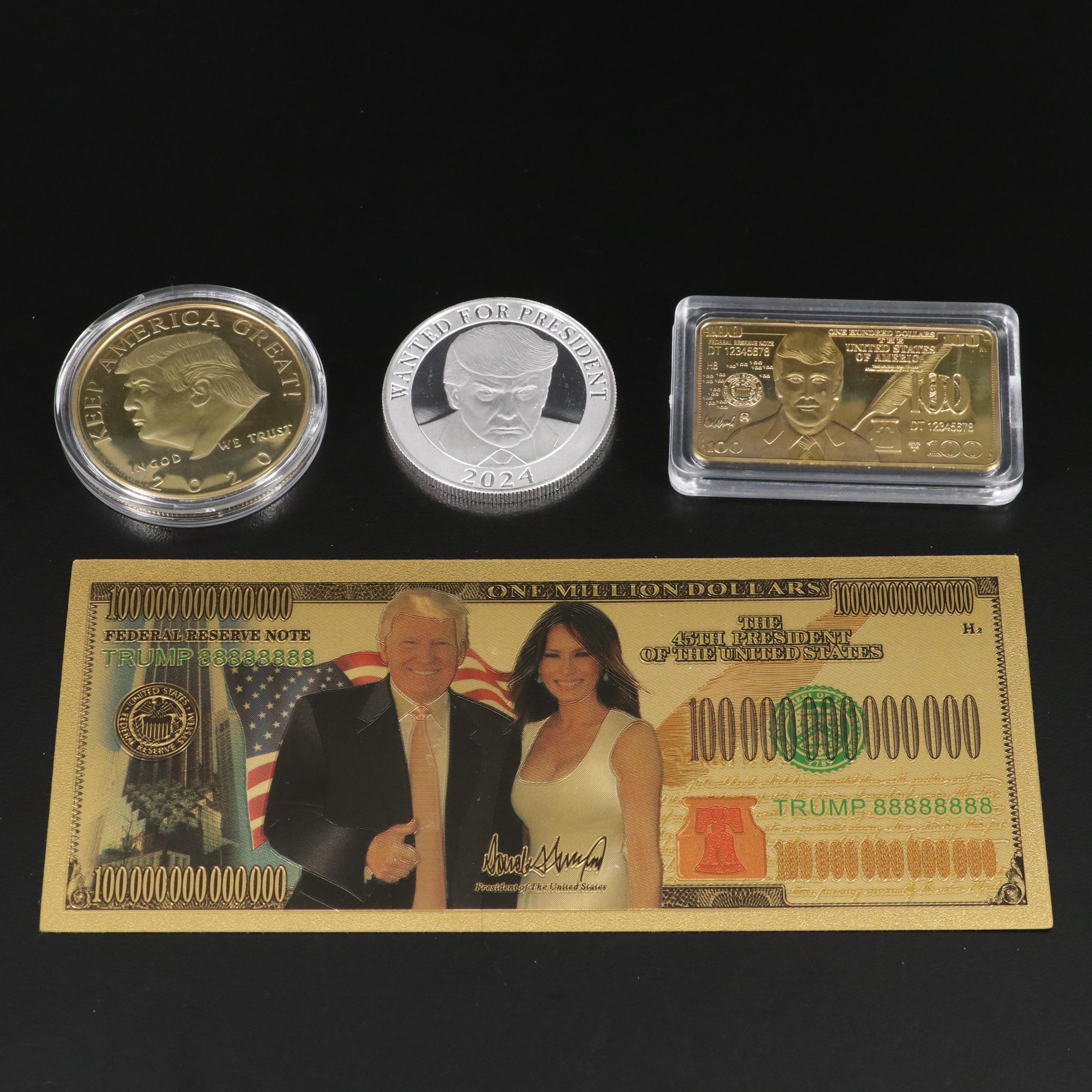 Trump Themed Coin and Currency Lot | EBTH
