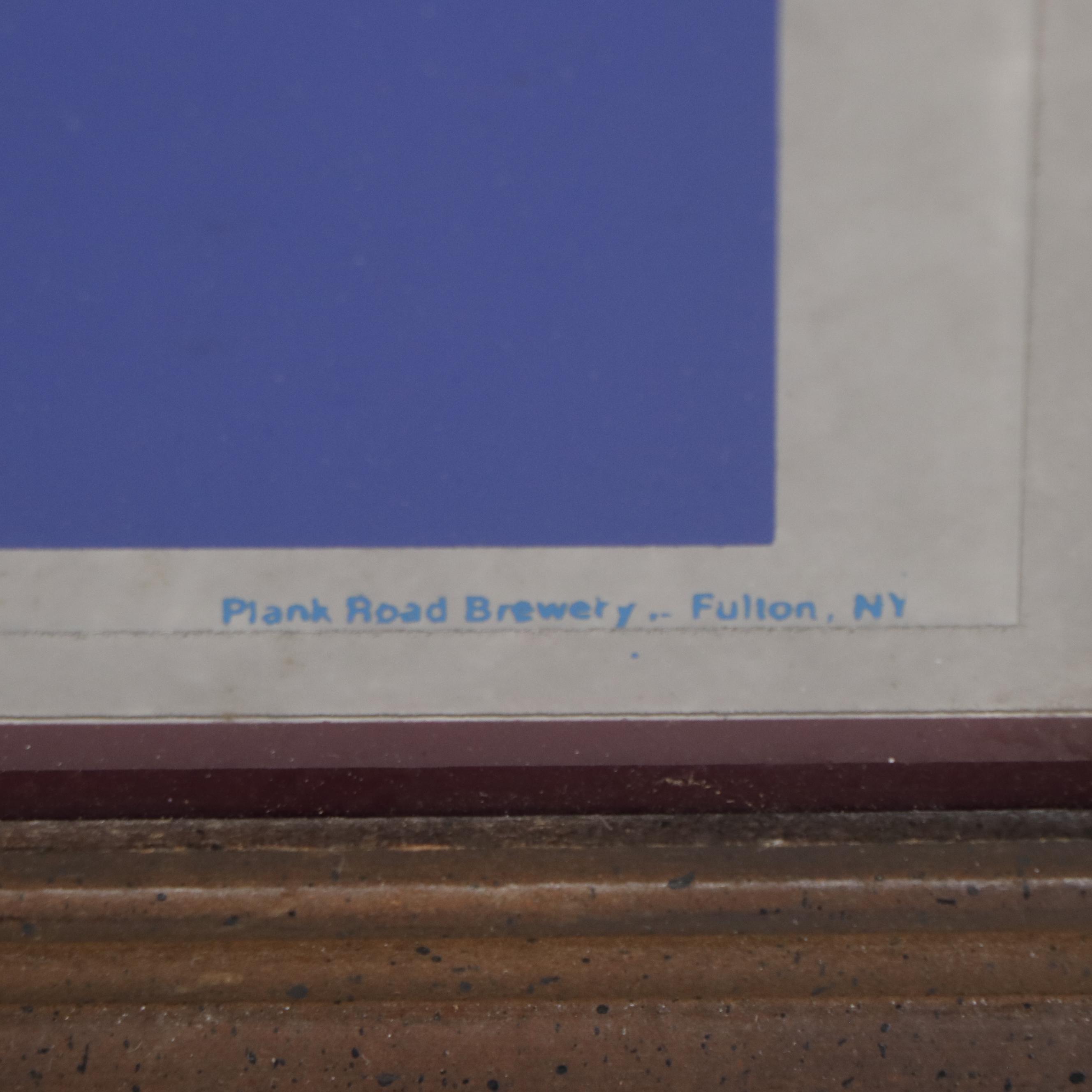 Plank Road Brewery Icehouse Mirror Advertisement Sign