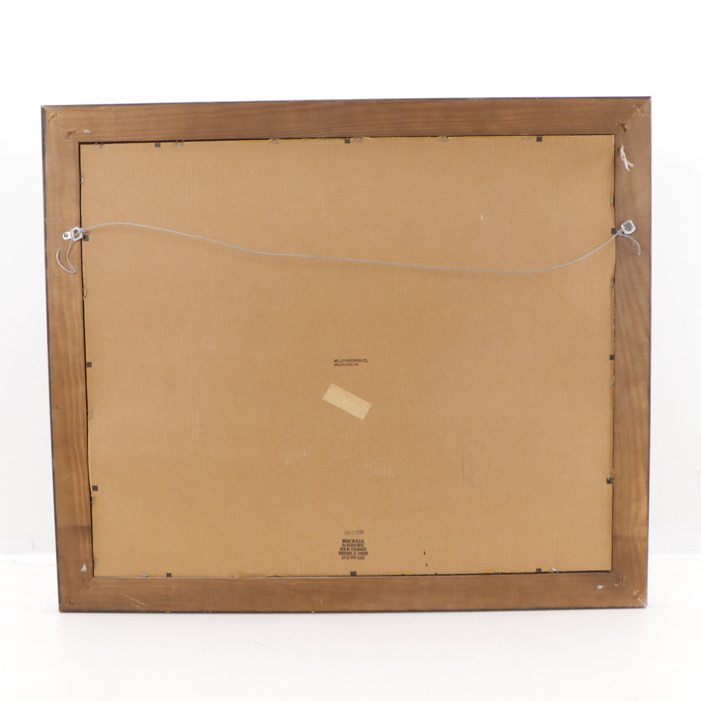 Plank Road Brewery Icehouse Mirror Advertisement Sign