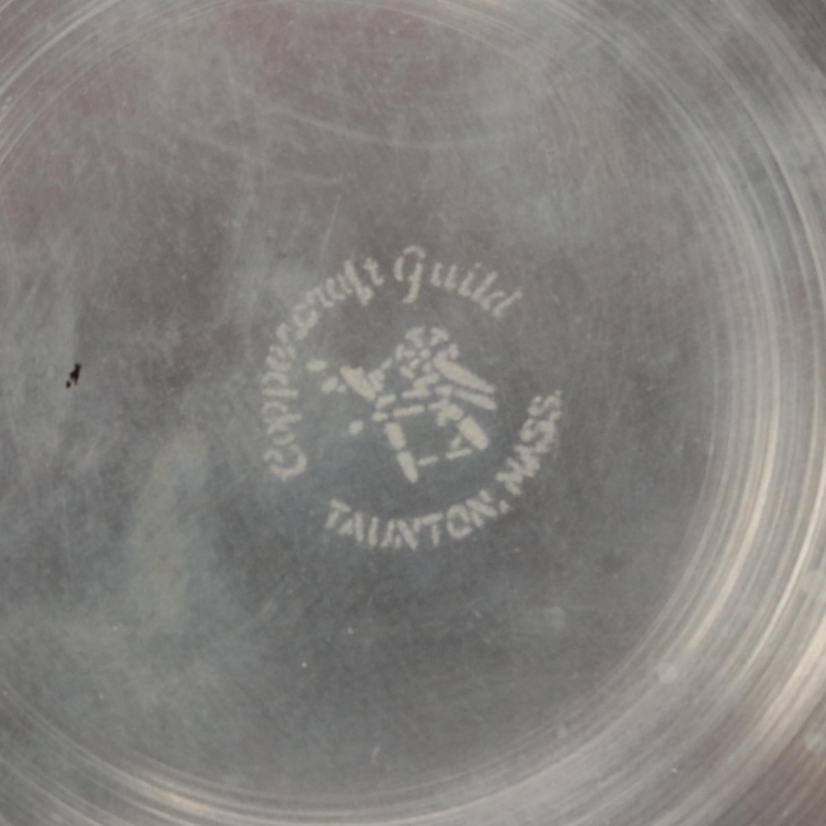 Gregorian Copper Ashtray with Other Copper Kettles and Kitchenware