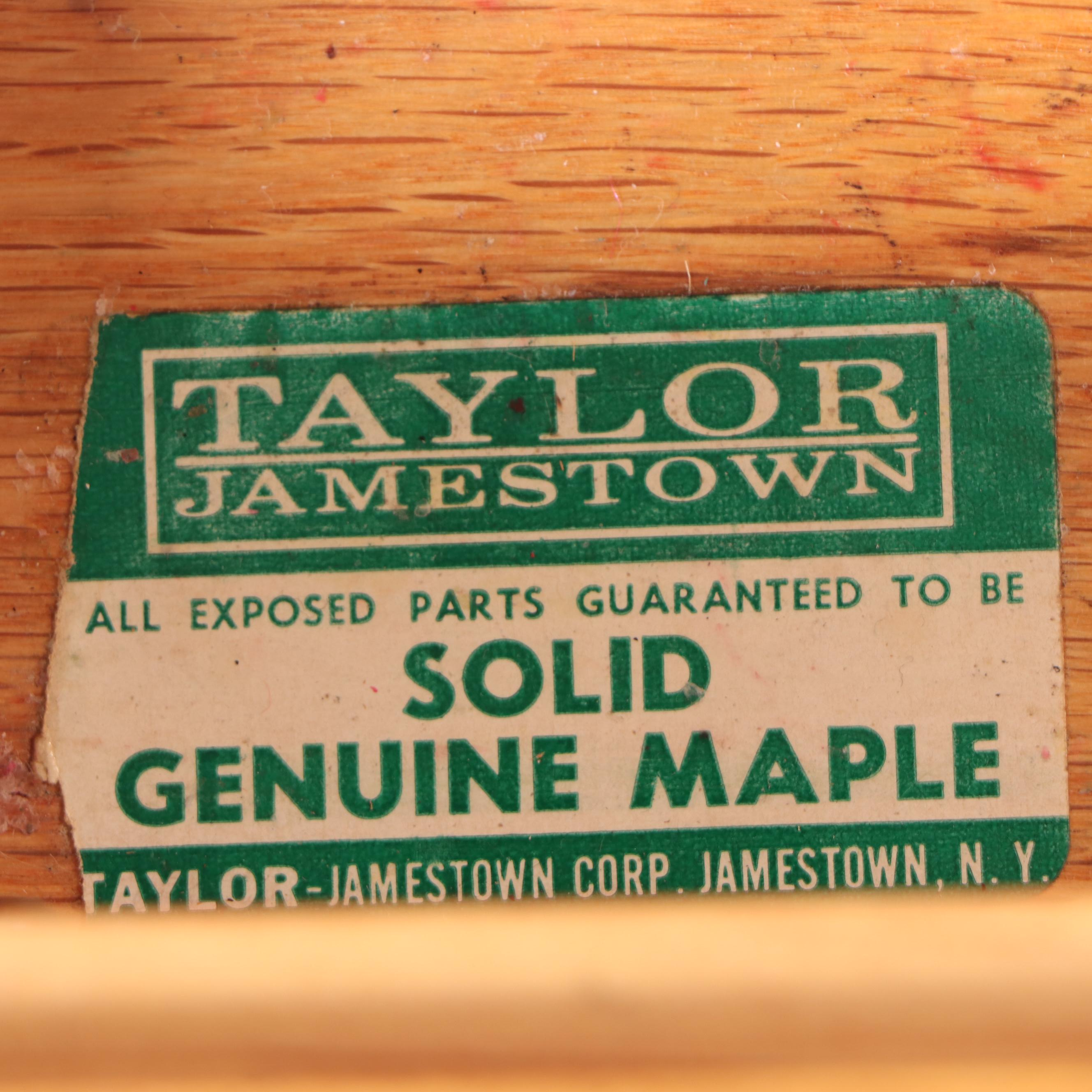 Taylor-Jamestown Federal Style Maple China Cabinet