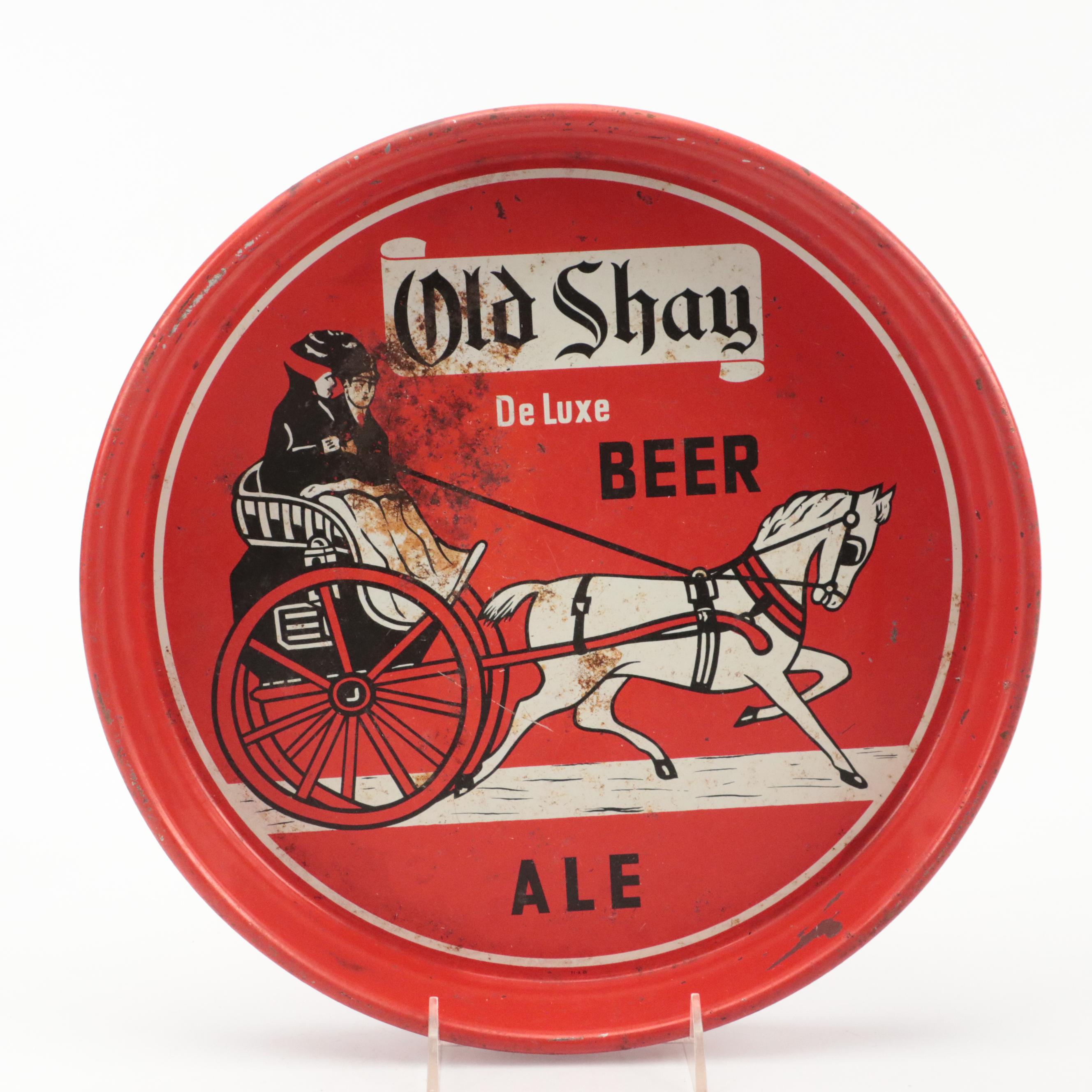 Old Shay and Wayne Brewing Beer Trays with Grizzly Beer Bottle Holder