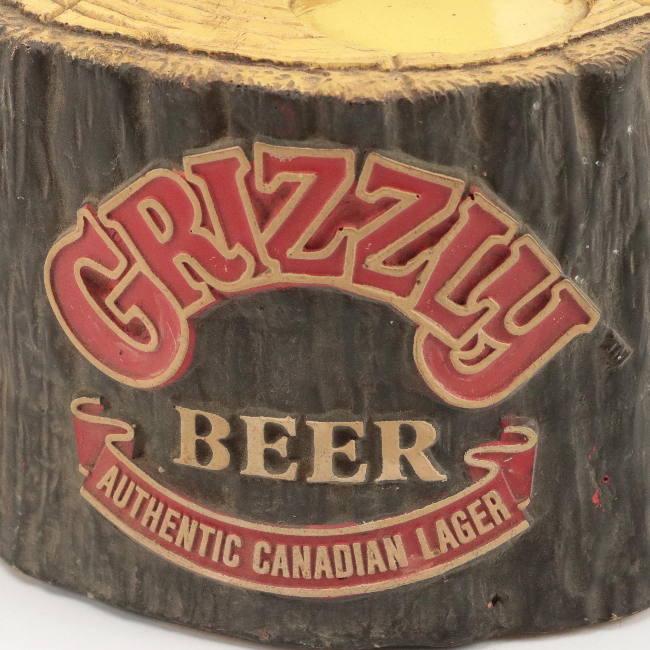 Old Shay and Wayne Brewing Beer Trays with Grizzly Beer Bottle Holder