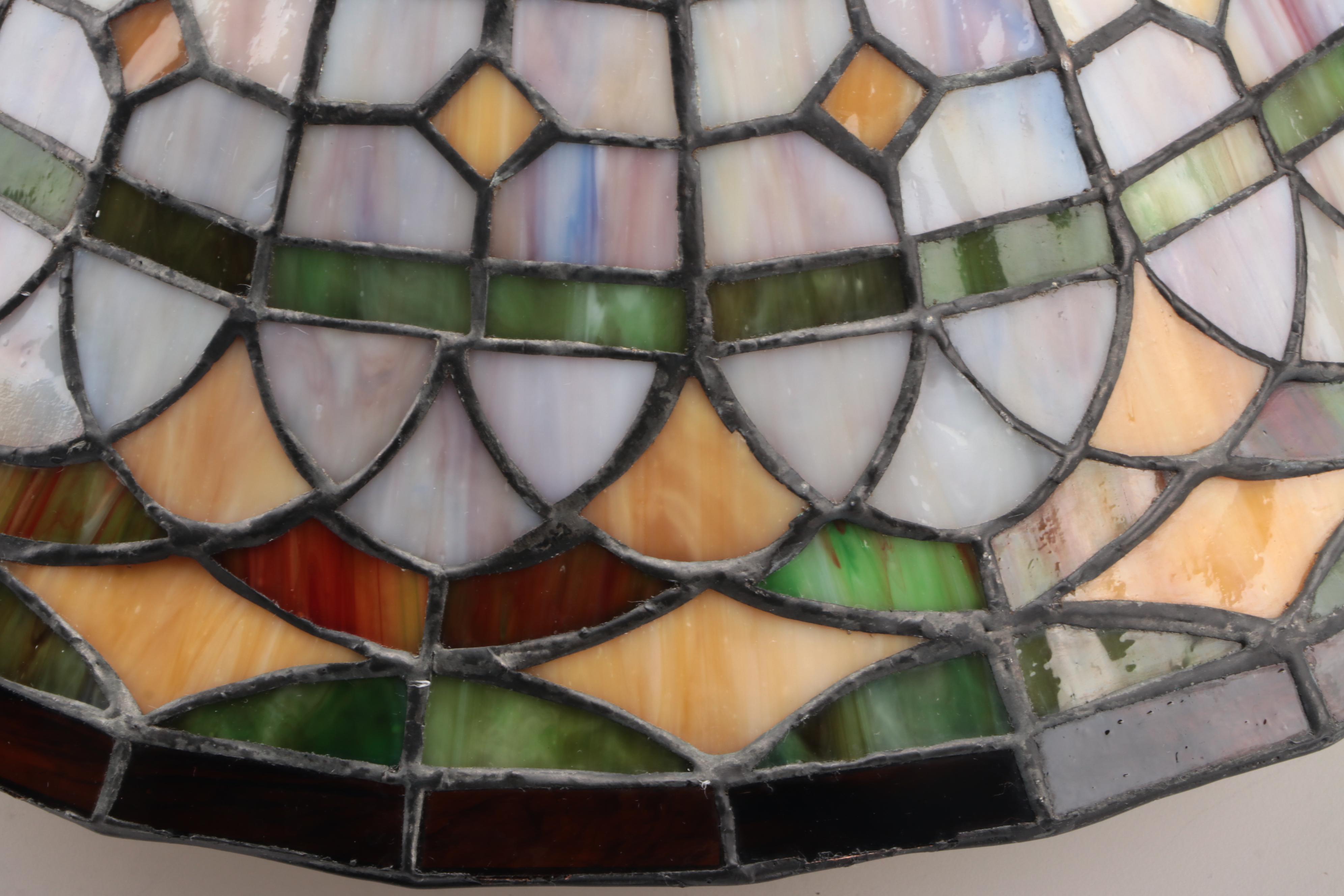 Three Arts & Crafts Style Medallion Flush Mount Ceiling Lights