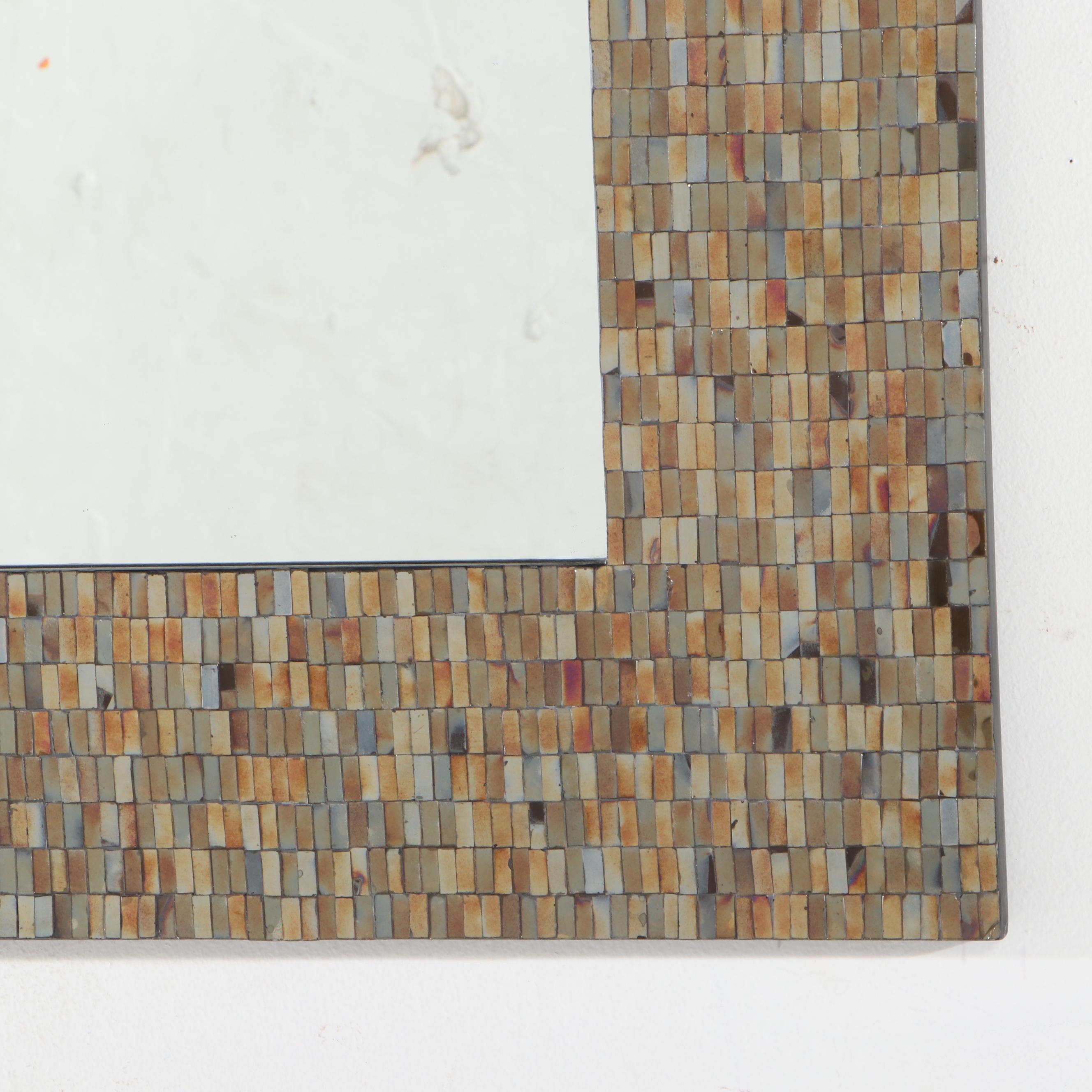 Mosaic Tile Framed Wall Mirror