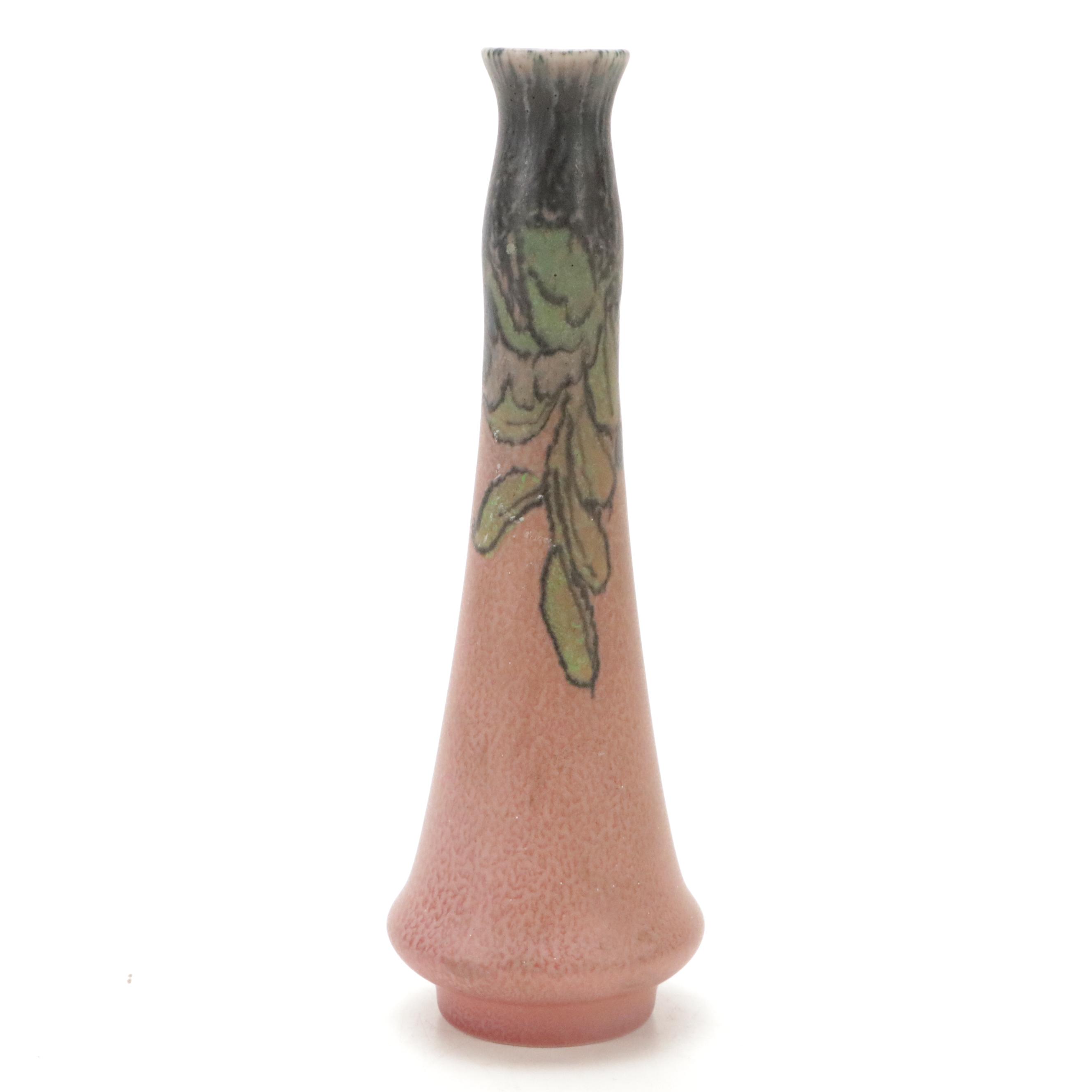 Rookwood Pottery Matte Glaze Ceramic Vases, 1922 and 1935