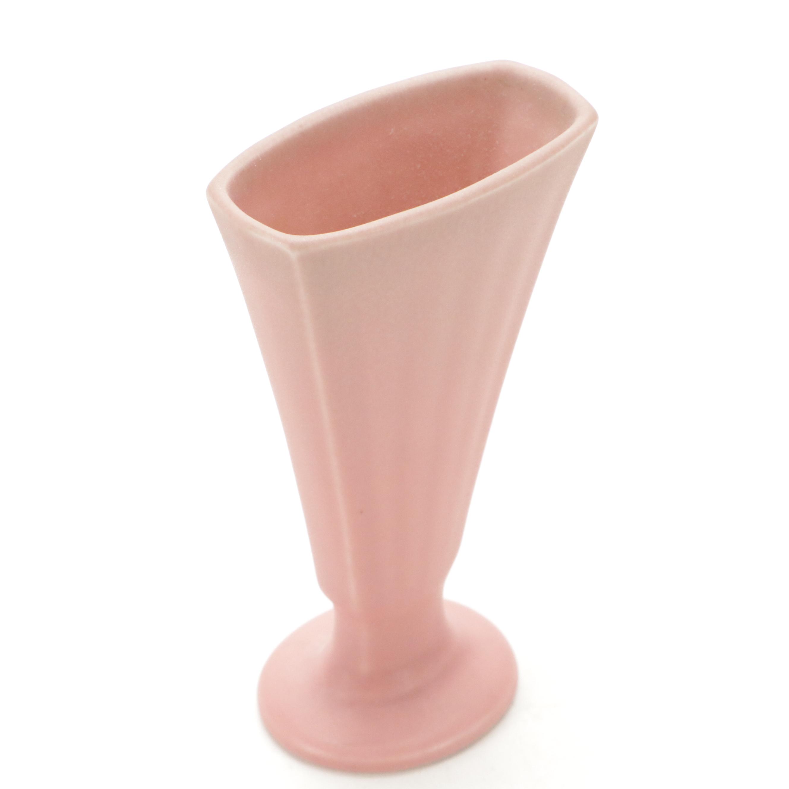 Rookwood Pottery Matte Glaze Ceramic Vases, 1922 and 1935