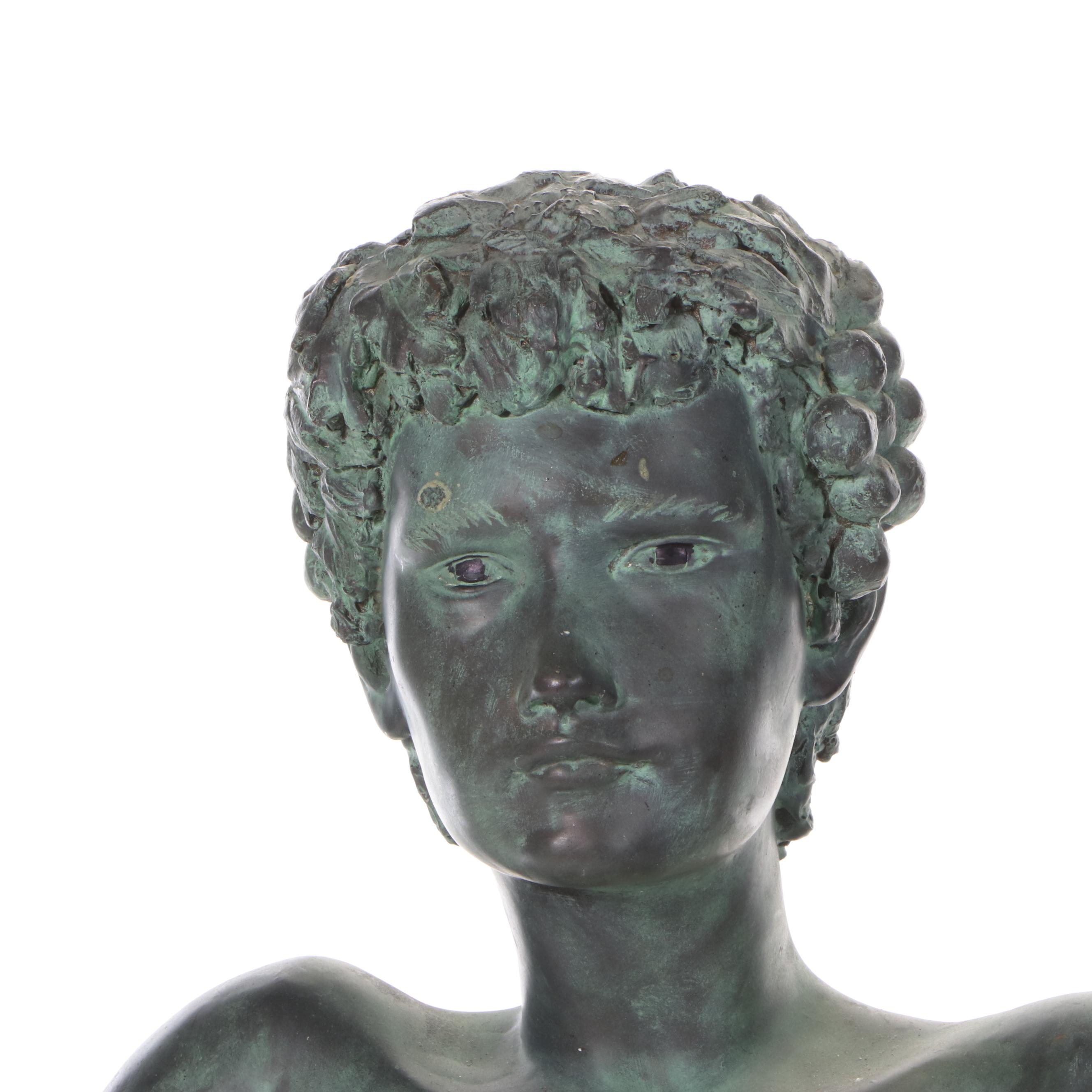 Gary Ross Life-Size Bronze-Finish Fiberglass Sculpture