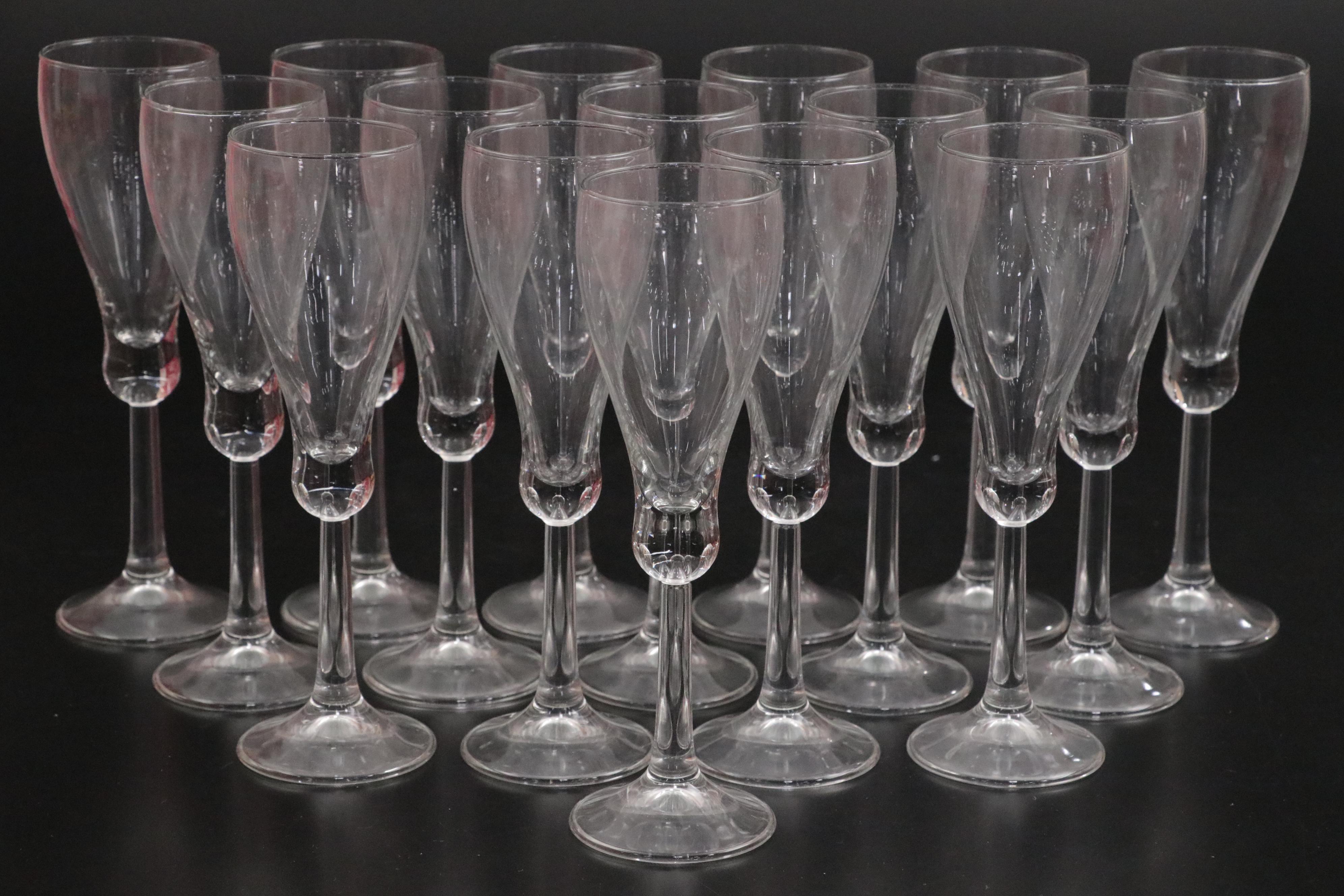Royal Leerdam Wine Glasses with Other Stemware and Cocktail Glasses