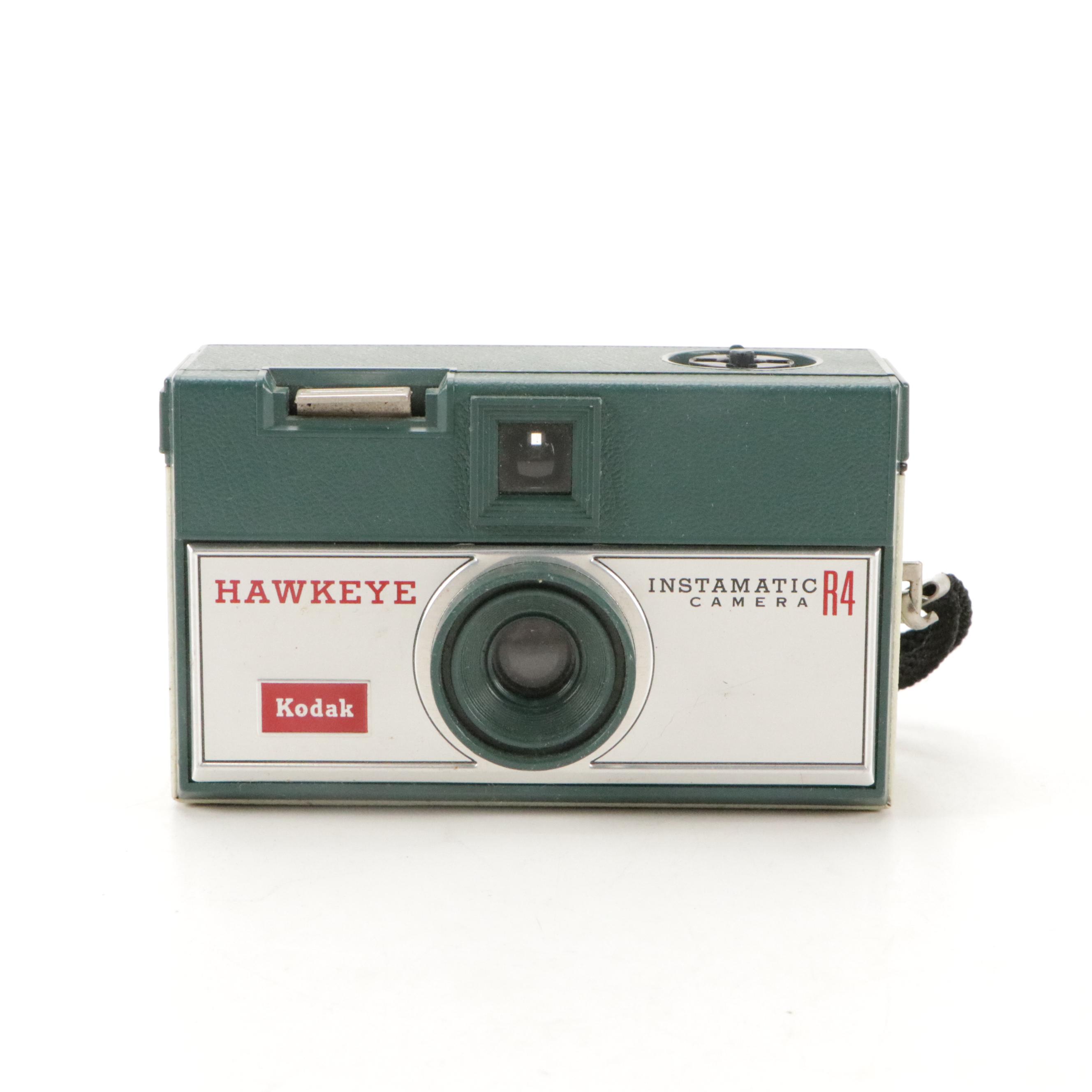 Spartus Full-Vue, Kodak Brownie Hawkeye and Other Cameras with Accesories