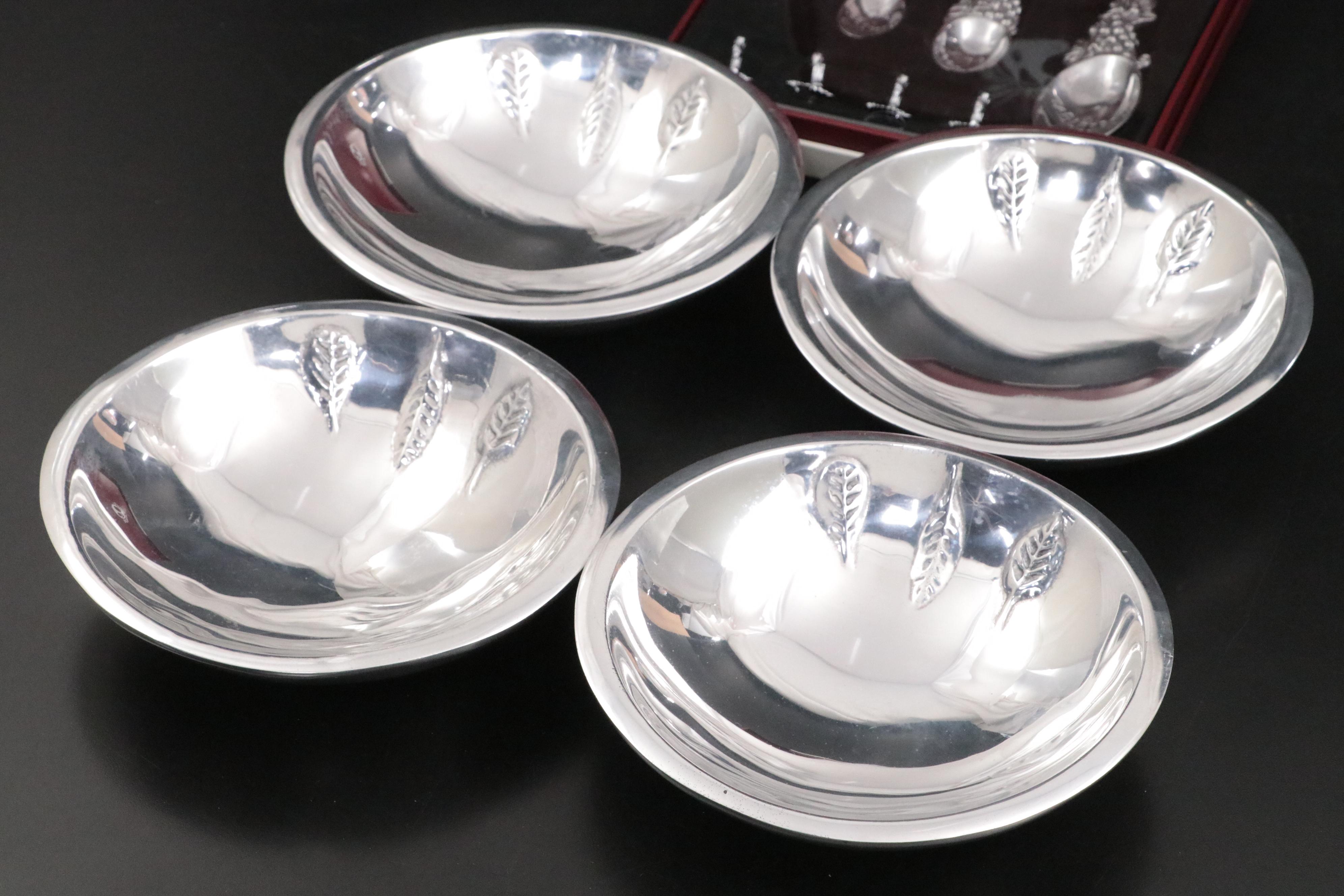 Arthur Court Measuring Spoons Set with Portmeirion Bowls EBTH