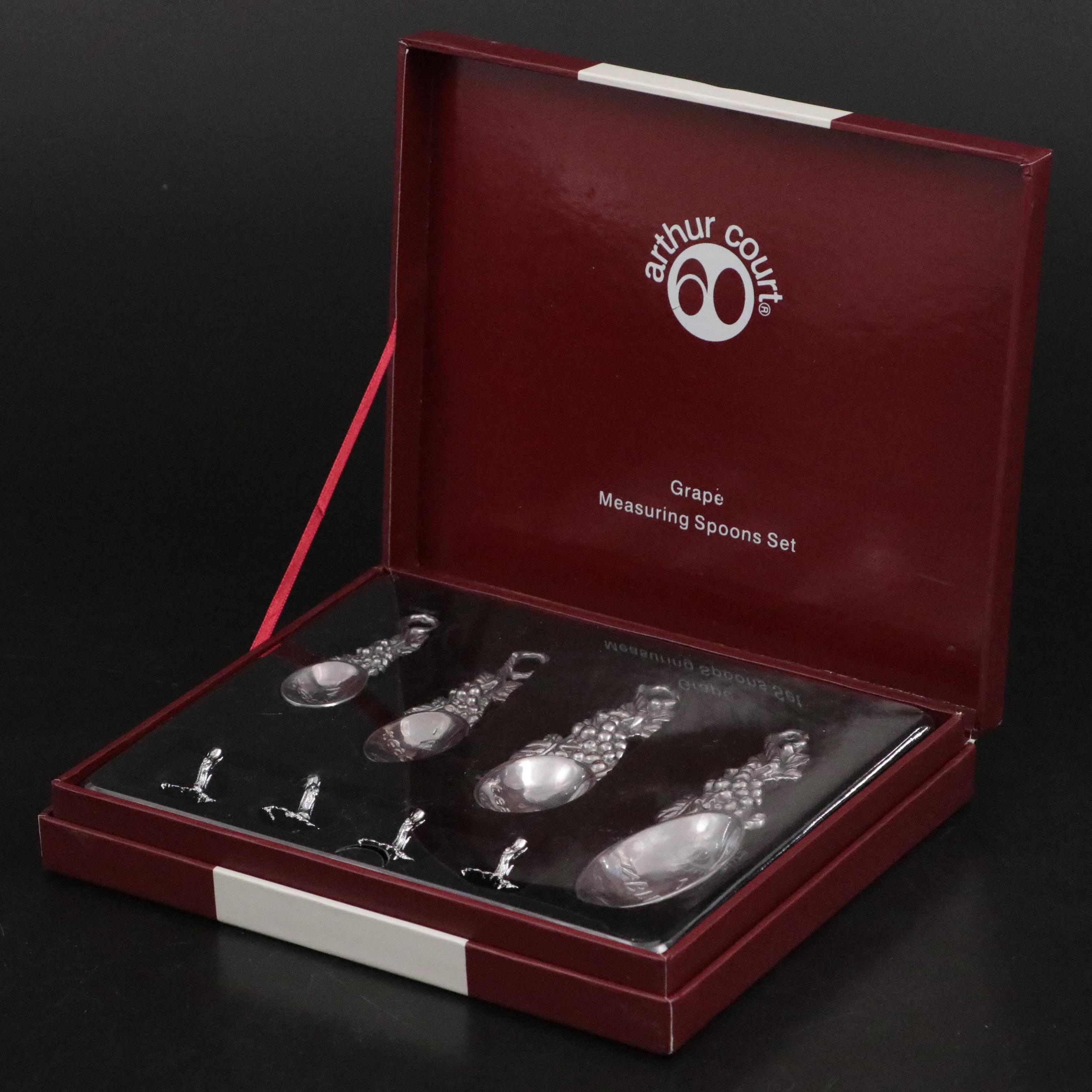 Arthur Court Measuring Spoons Set with Portmeirion Bowls EBTH