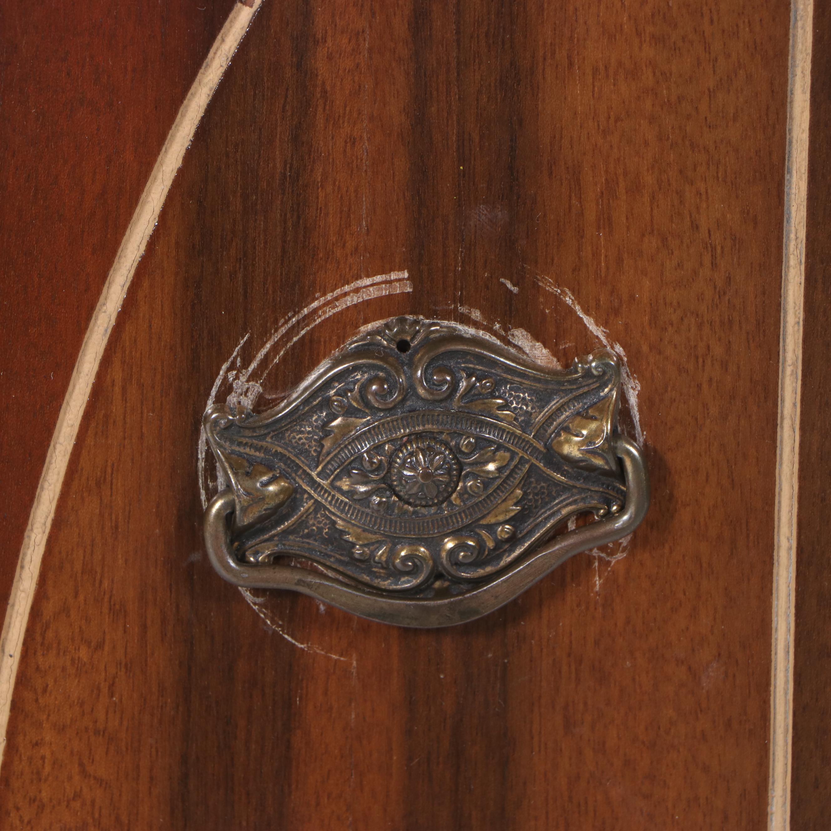 Jacobean Revival Mixed Veneer Dresser, 1930s-1940s