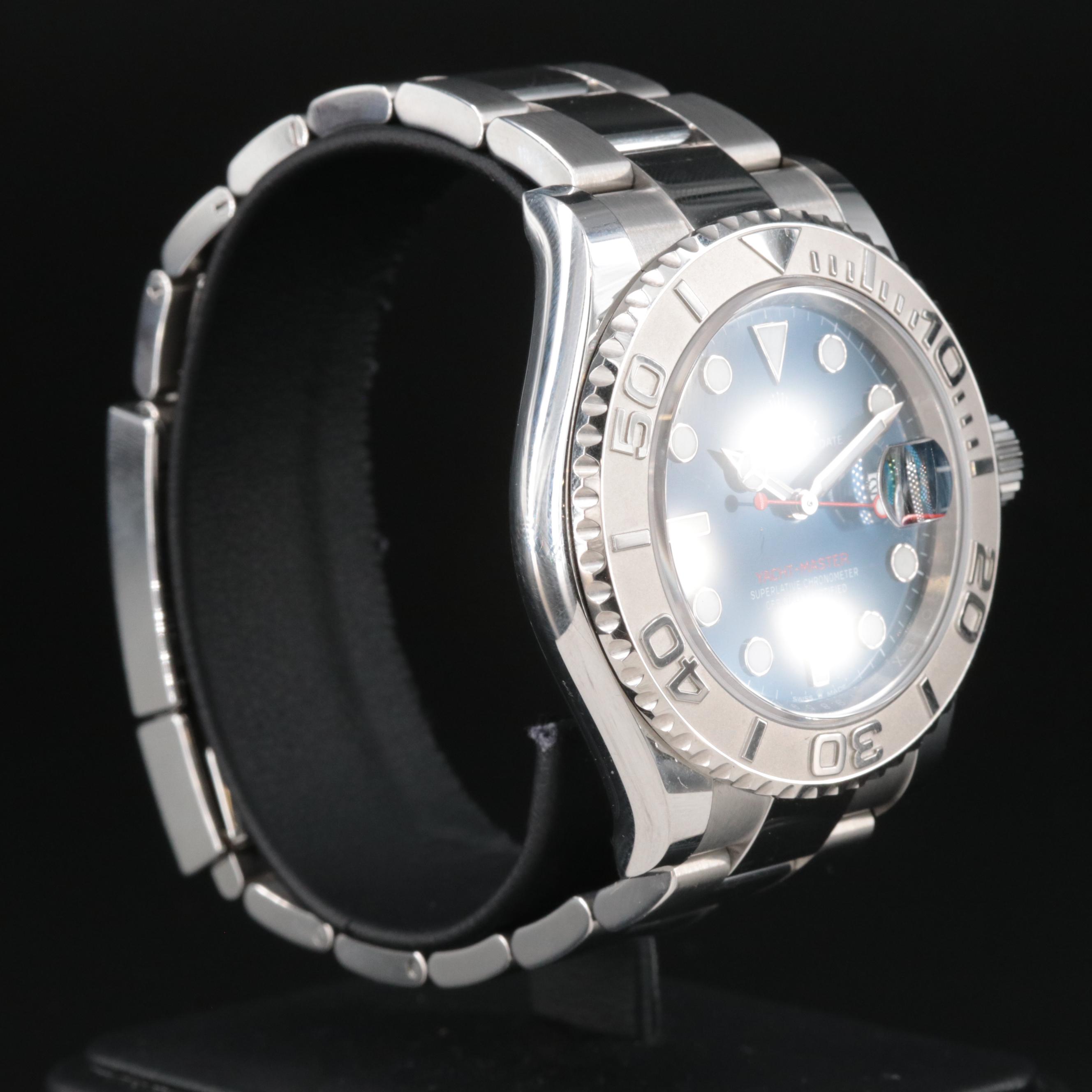 Rolex Yacht-Master 40 Cobalt Blue Dial Rolesium Watch