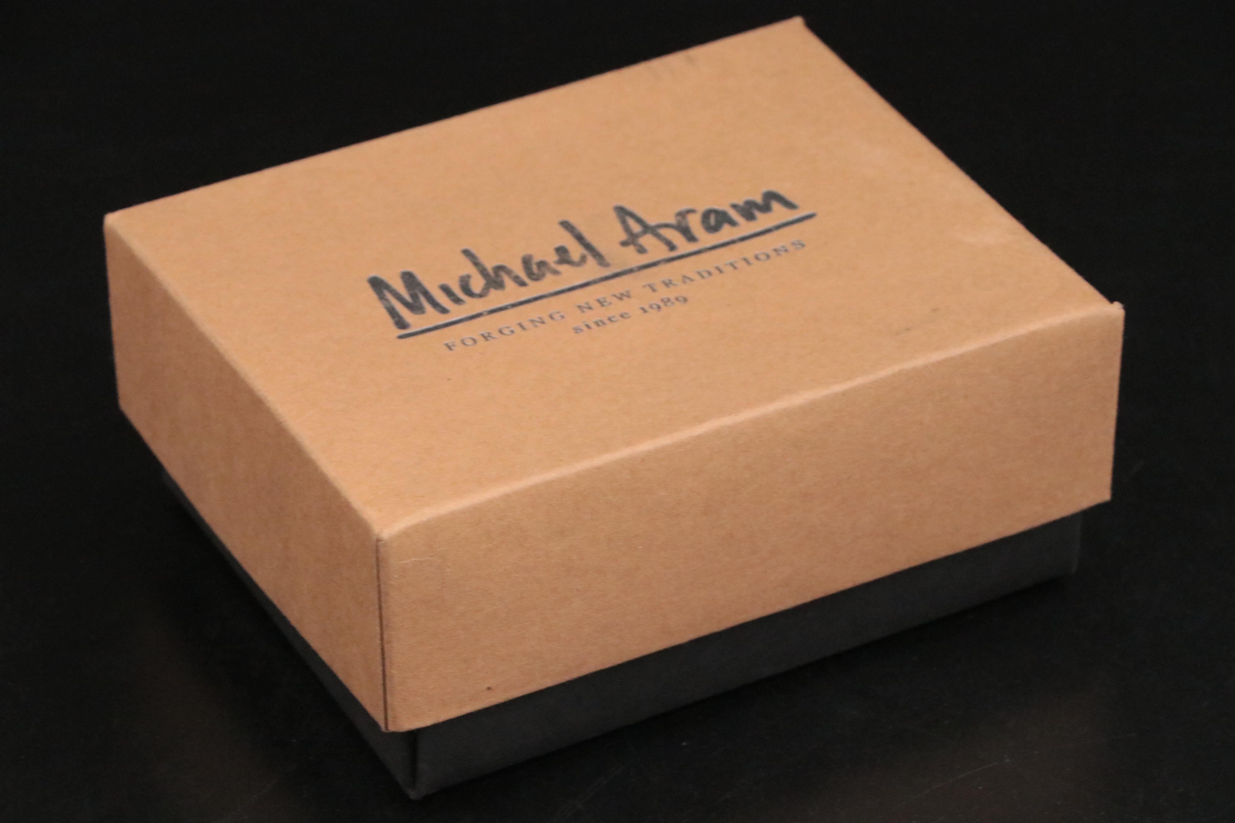 Michael Aram Polished Aluminum Rock Ikebana Vases, River Rock Shakers