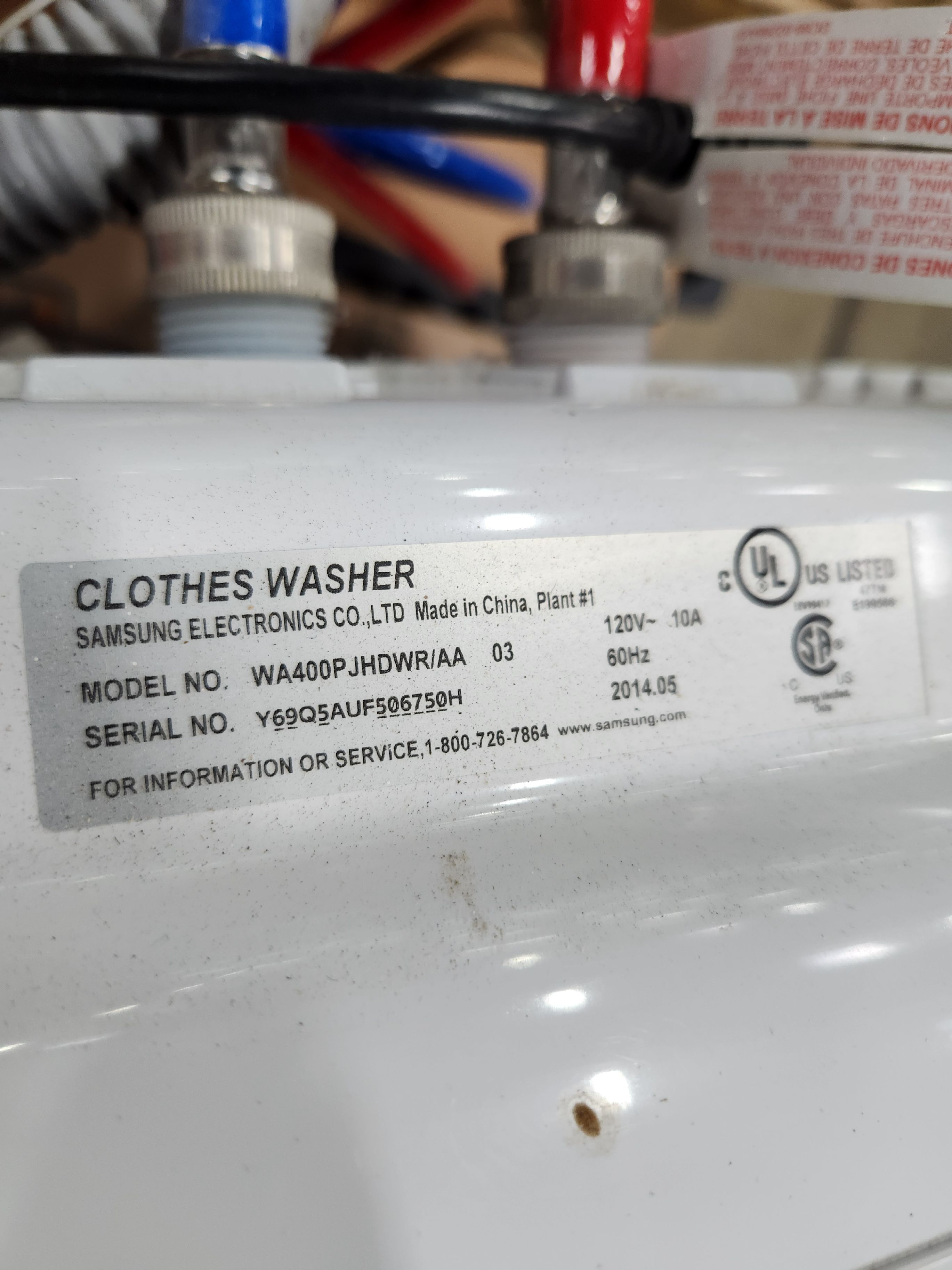 Samsung 4.0 Cu. Ft. White VRT Top Load Electric Washer