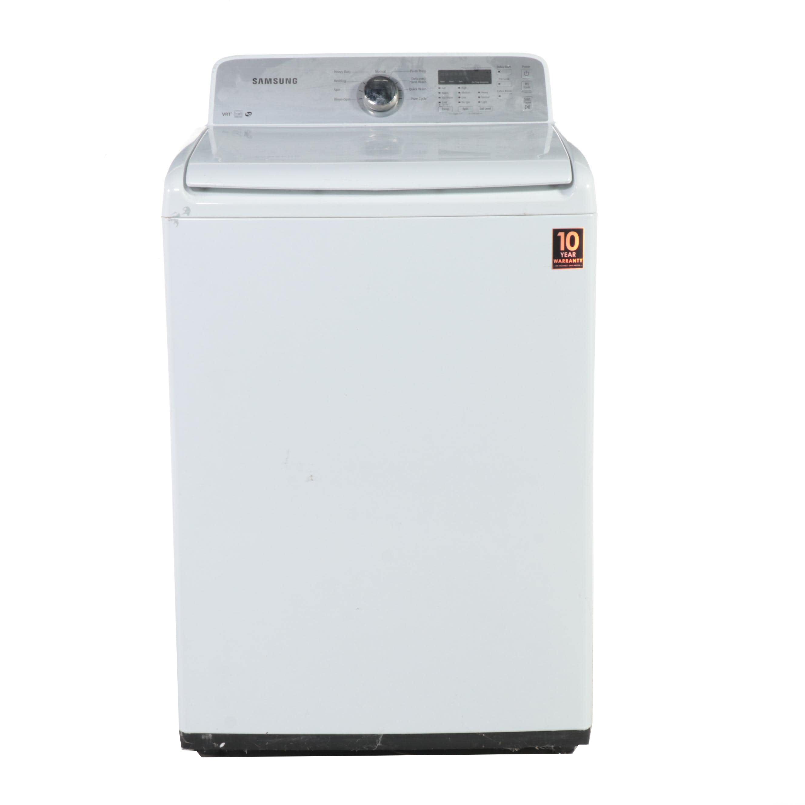 Samsung 4.0 Cu. Ft. White VRT Top Load Electric Washer