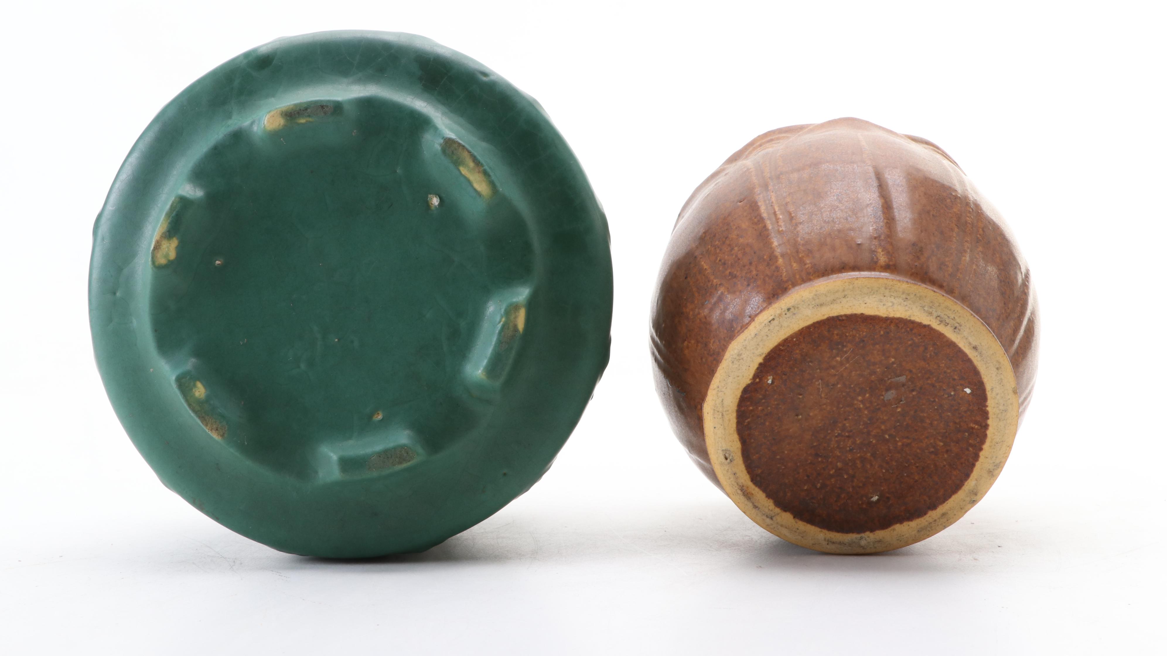 Roseville "Scarab, "Bushberry Russet" and Other American Art Pottery Planters