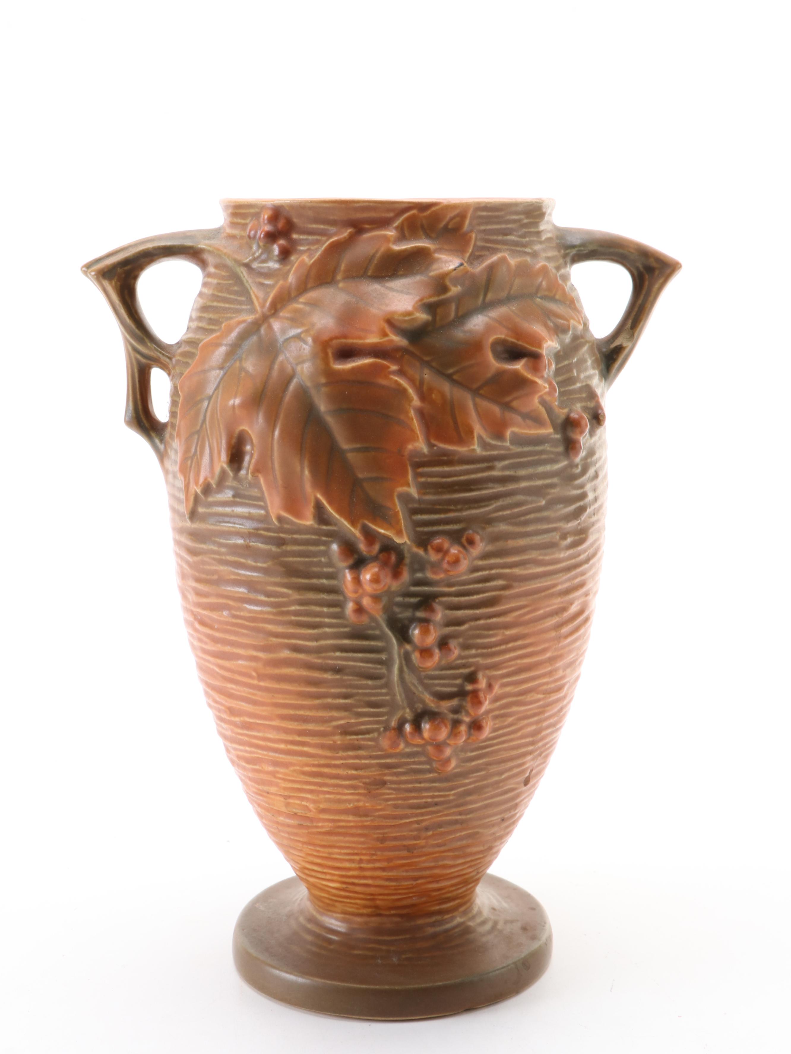 Roseville "Scarab, "Bushberry Russet" and Other American Art Pottery Planters